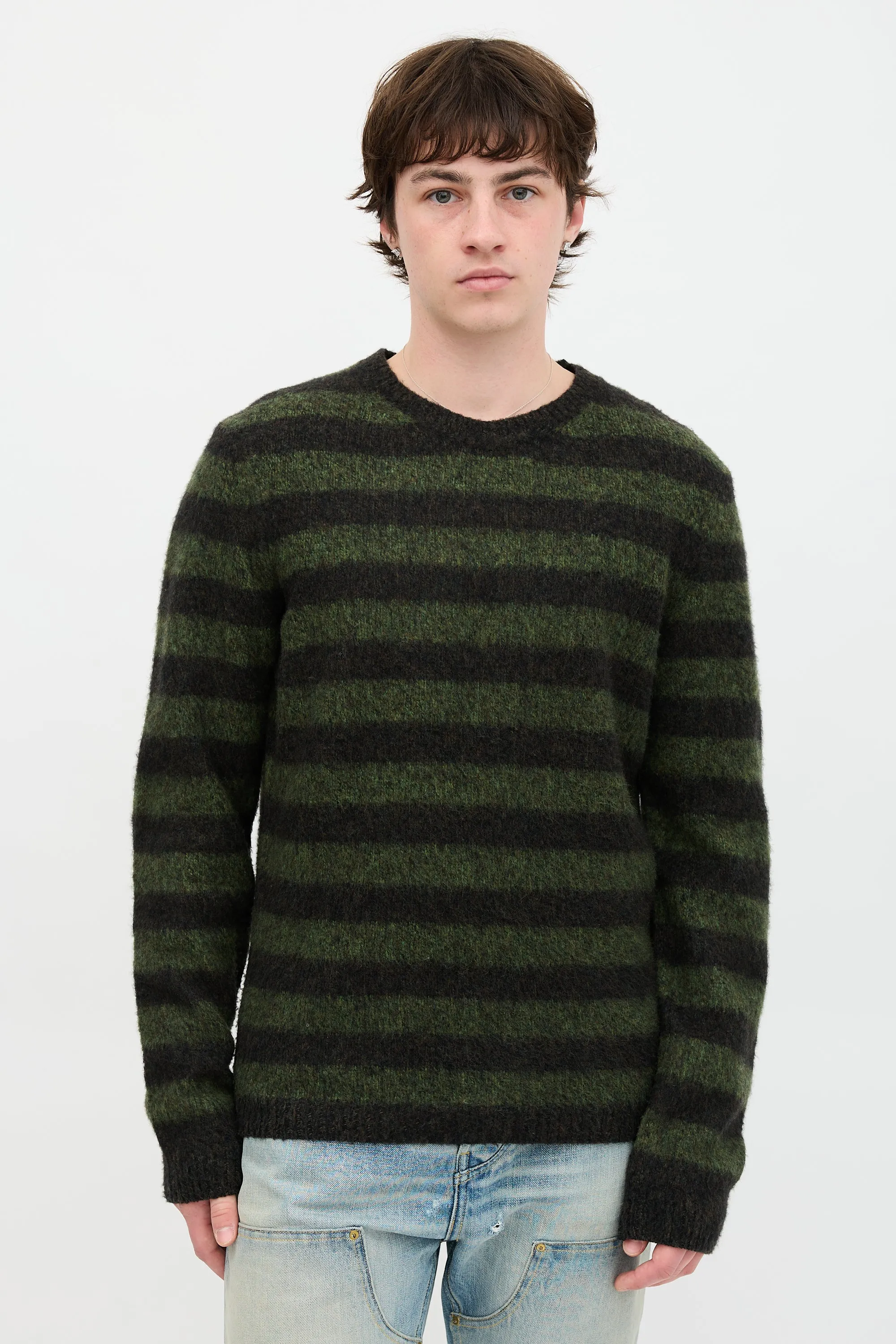 Merino Wool Striped Sweater sold by VSP Consignment