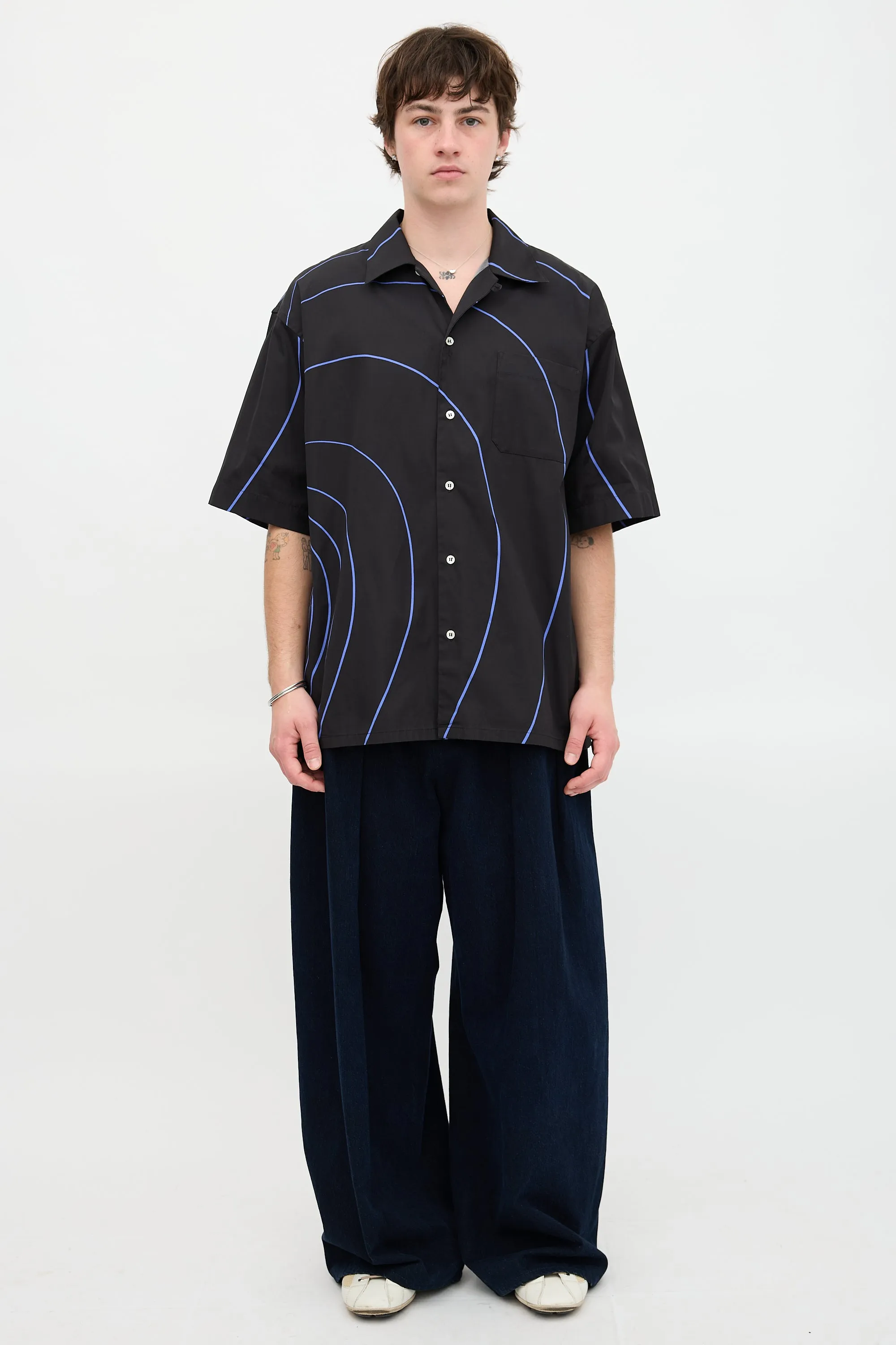 Printed Bowling Shirt sold by VSP Consignment product image thumbnail 2