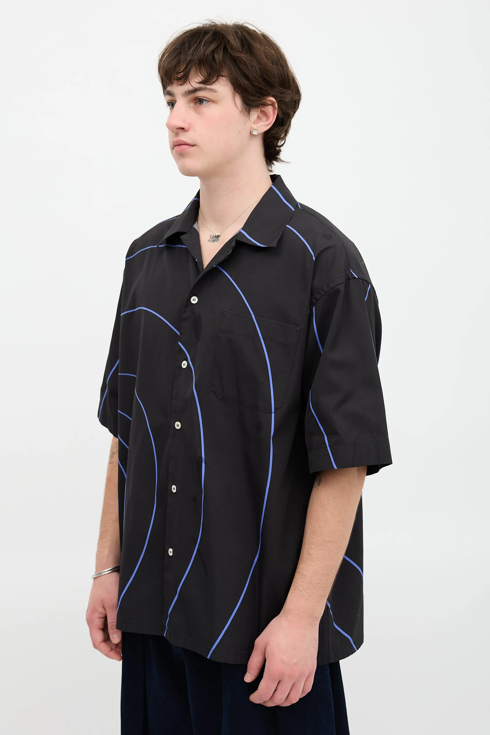 Printed Bowling Shirt sold by VSP Consignment product image thumbnail 3