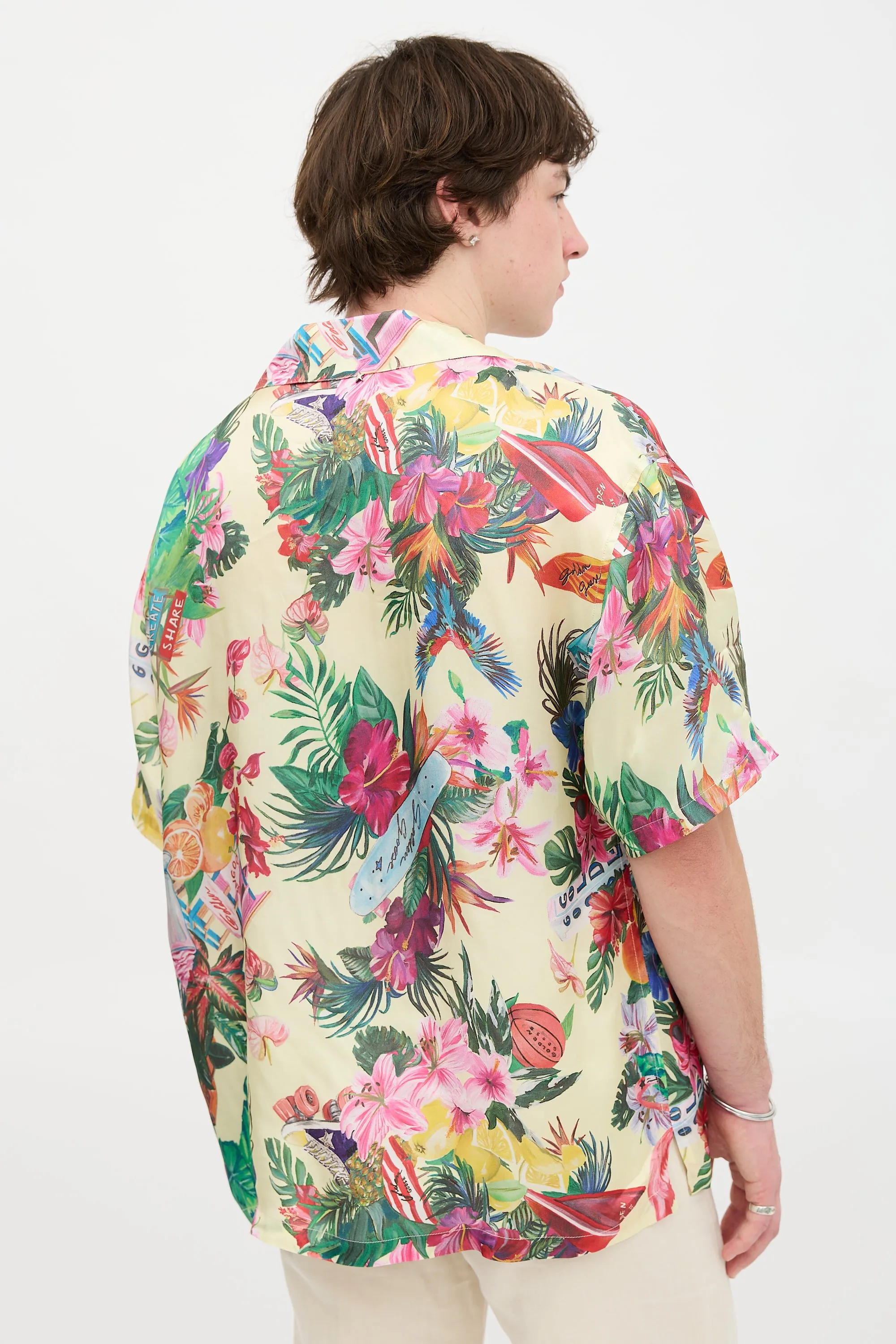 Satin Hawaiian Shirt sold by VSP Consignment product image thumbnail 4