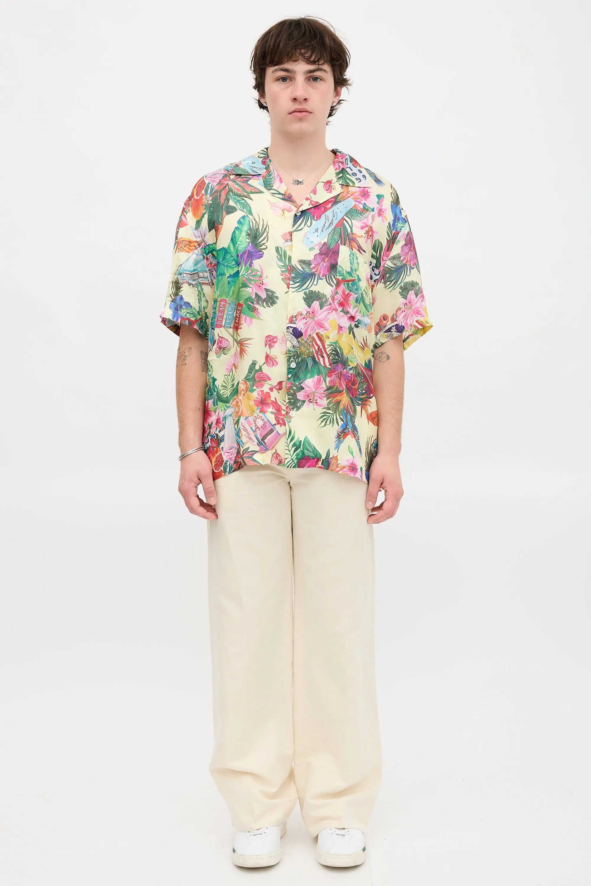 Satin Hawaiian Shirt sold by VSP Consignment product image thumbnail 2