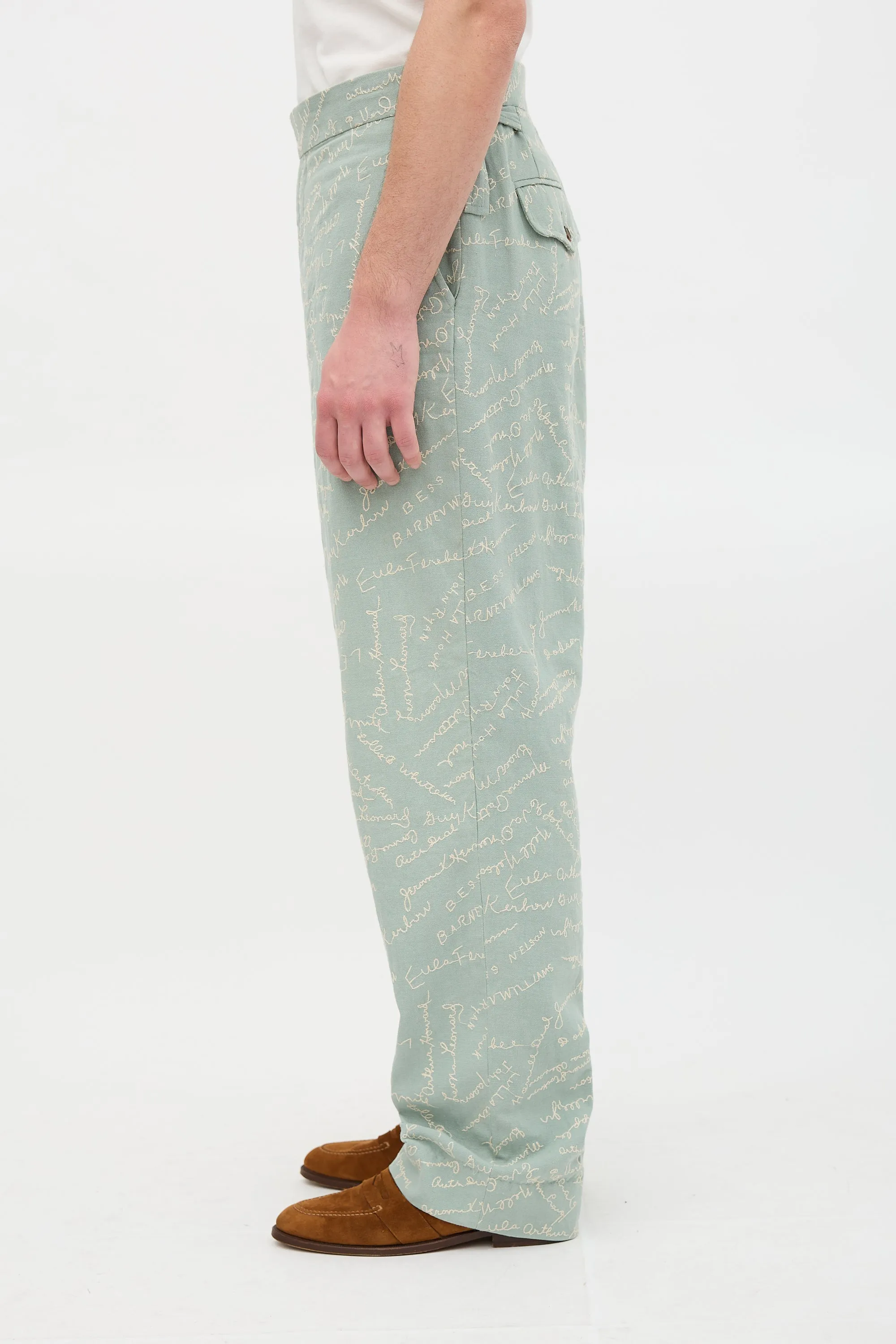Powder Signature Trouser sold by VSP Consignment product image thumbnail 3