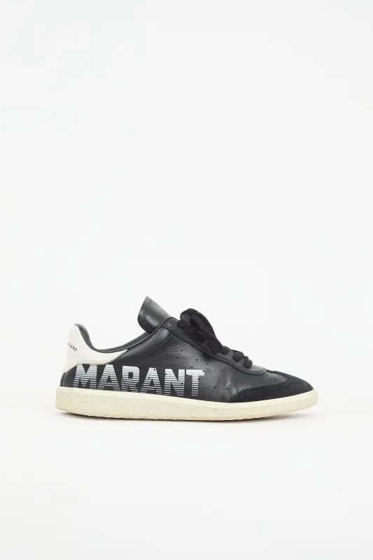 Leather & Suede Bryce Sneaker made by Isabel Marant