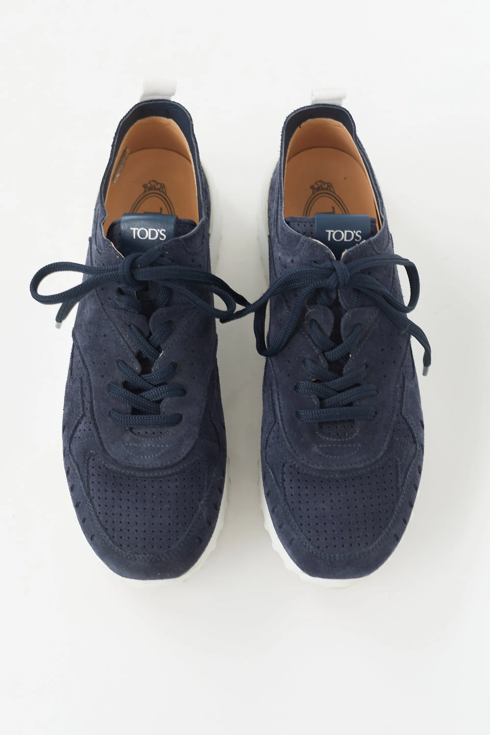 Perforated Suede Sneaker sold by VSP Consignment product image thumbnail 2