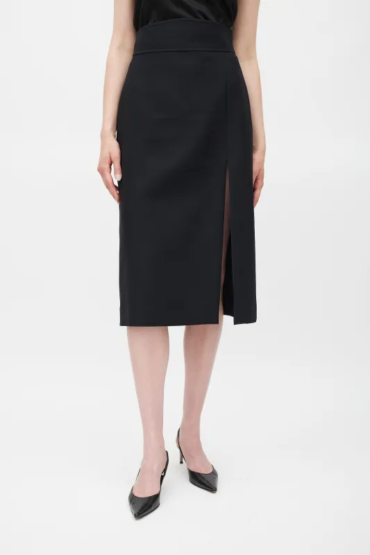 Silk Slit Skirt sold by VSP Consignment
