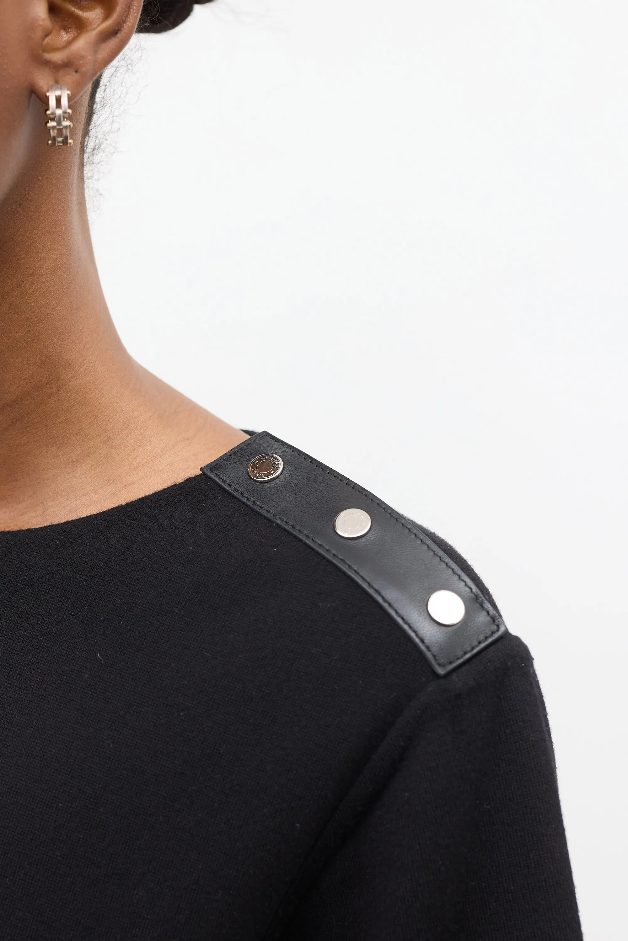 Wool Two Pocket Shift Dress sold by VSP Consignment product image thumbnail 2