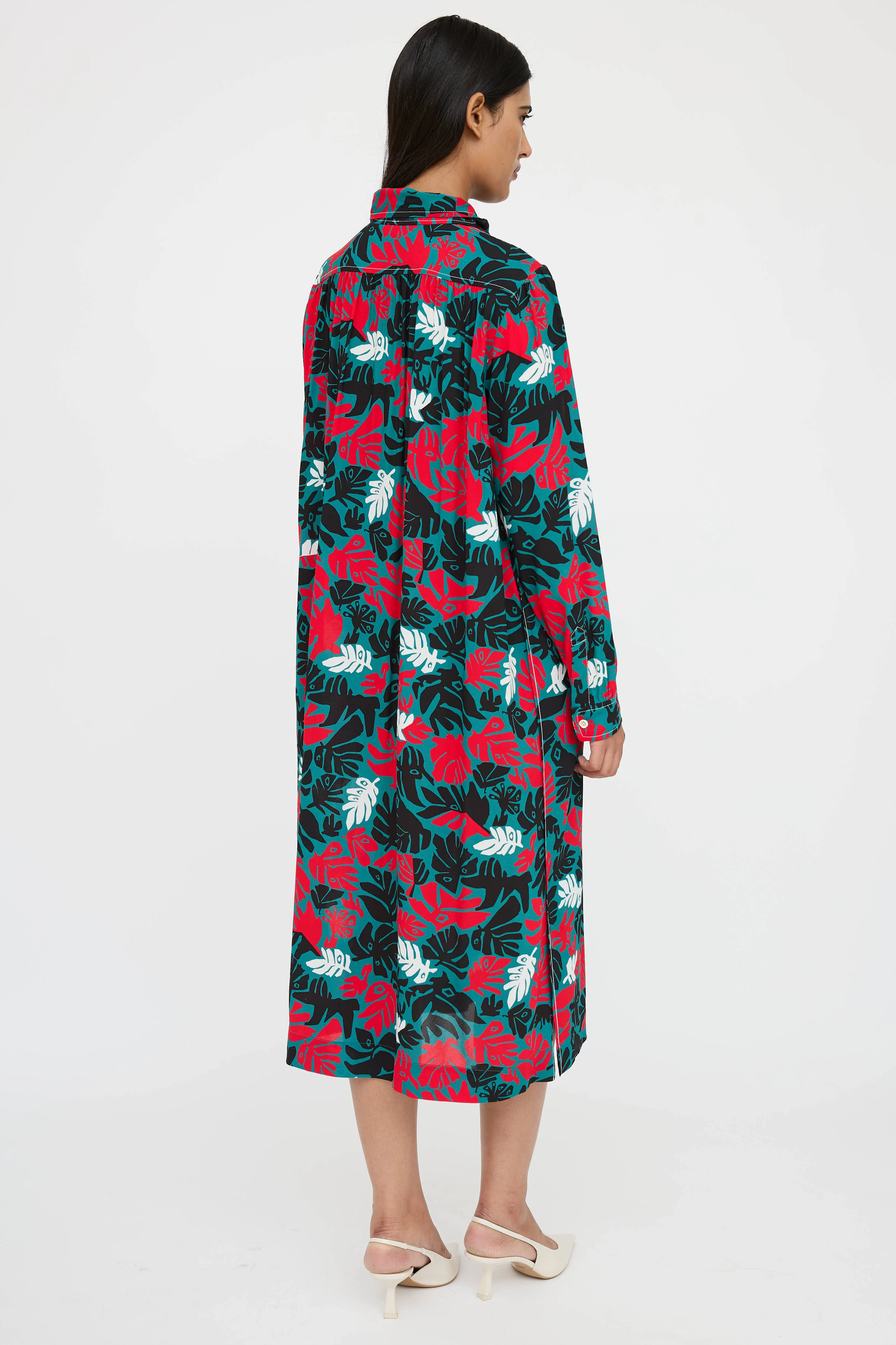 Palm Leaf Dress sold by VSP Consignment product image thumbnail 4