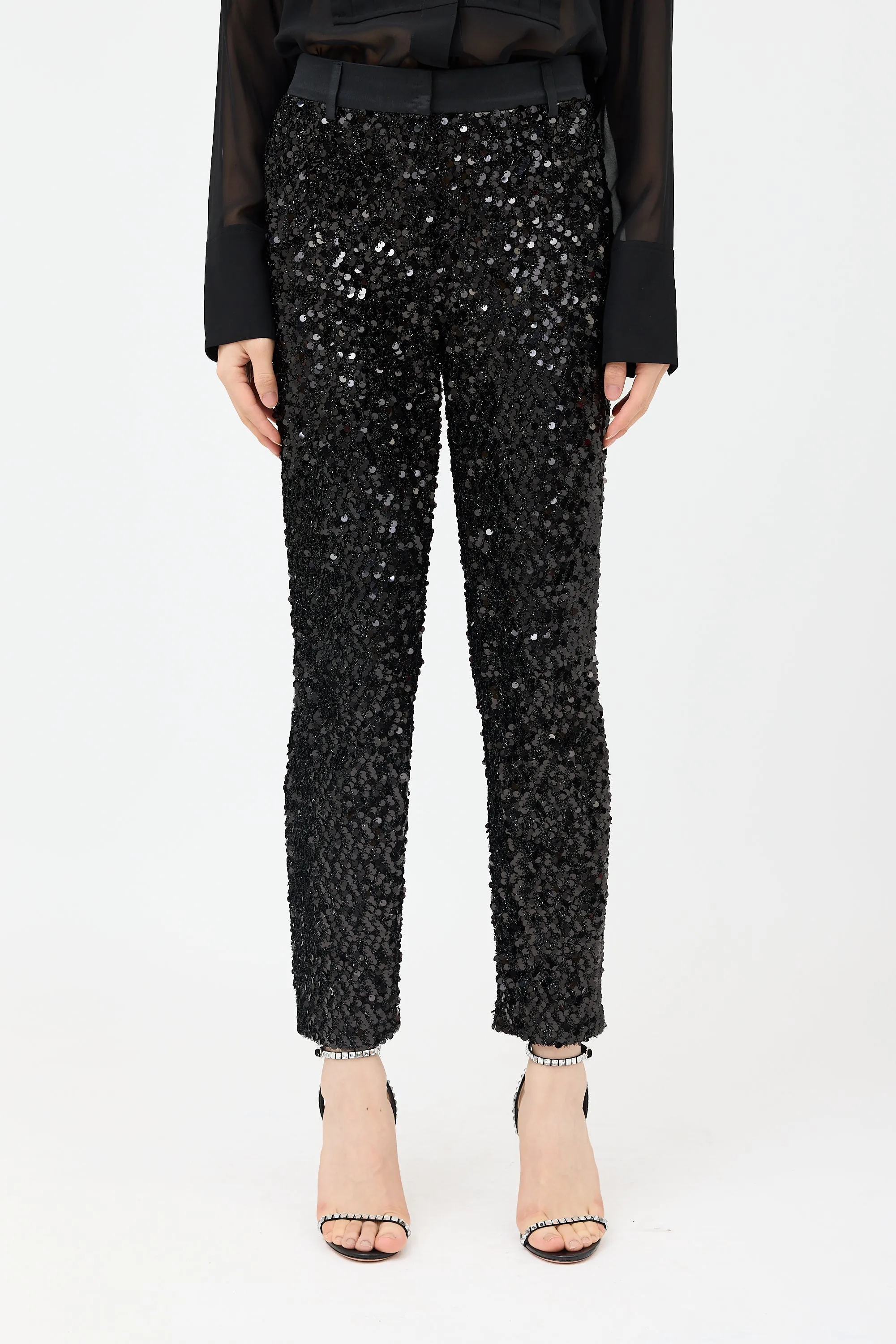 Sequin Tuxedo Pant sold by VSP Consignment