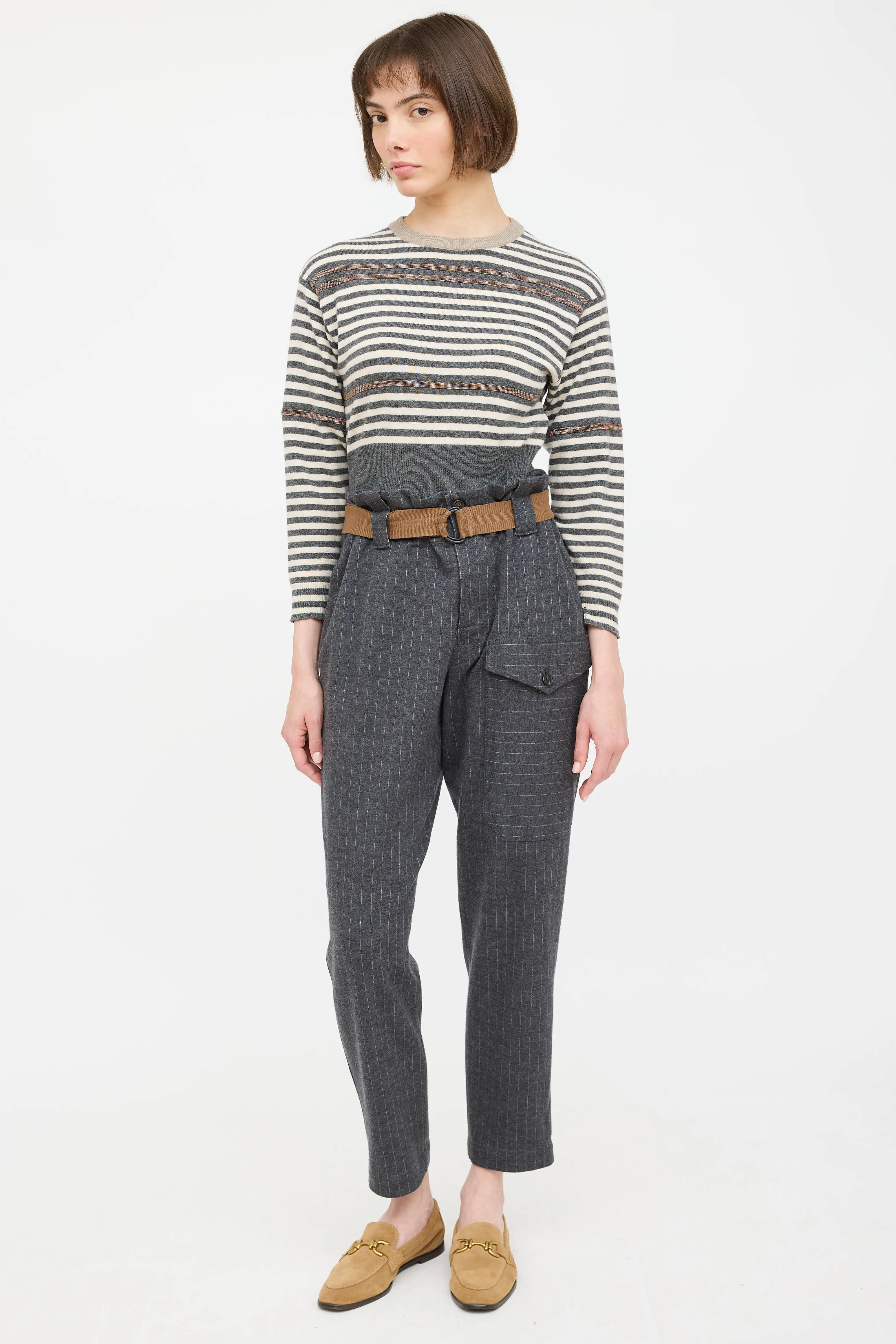 Wool Knit Monili Striped Sweater sold by VSP Consignment product image thumbnail 5