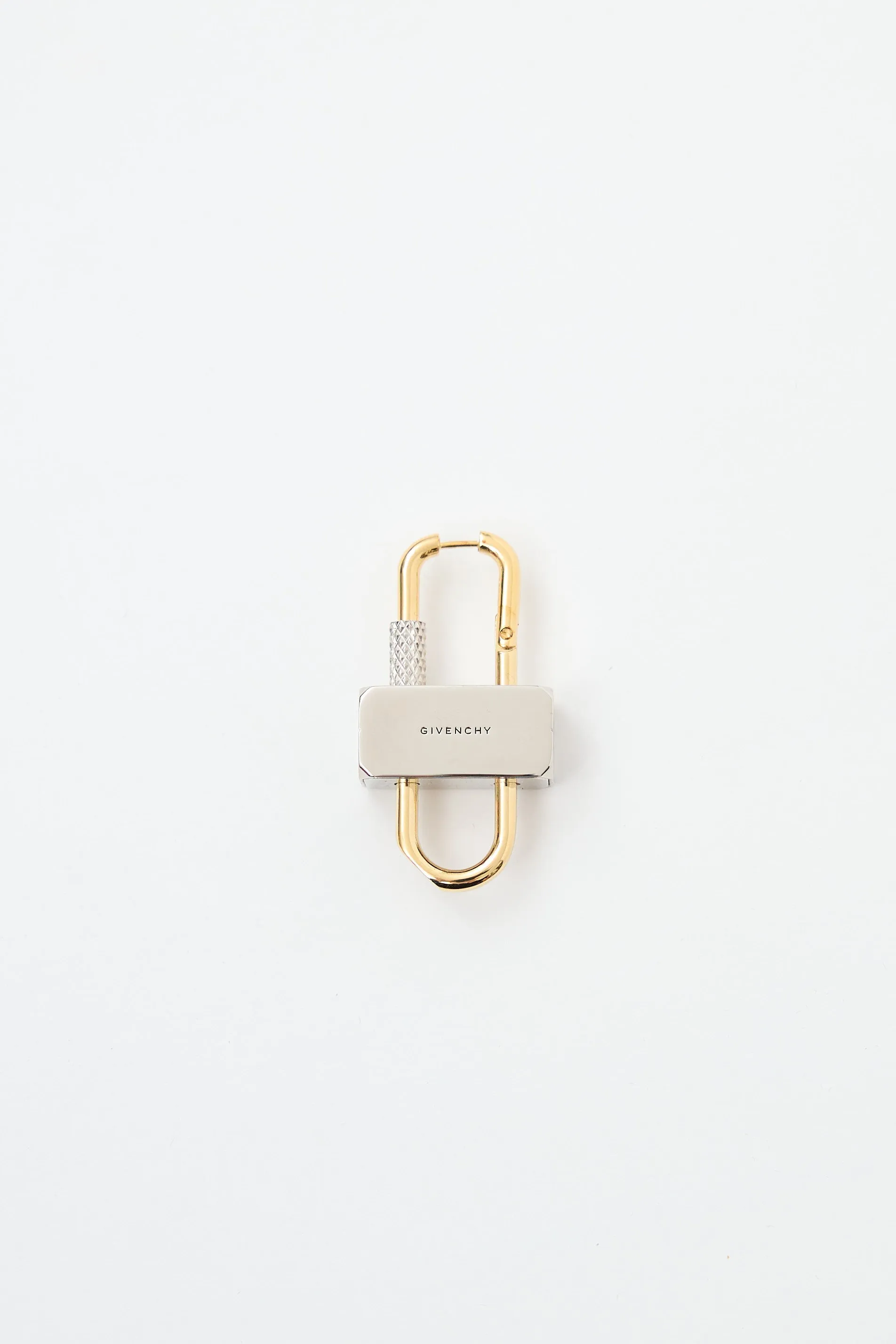 Asymmetrical Lock Earrings sold by VSP Consignment