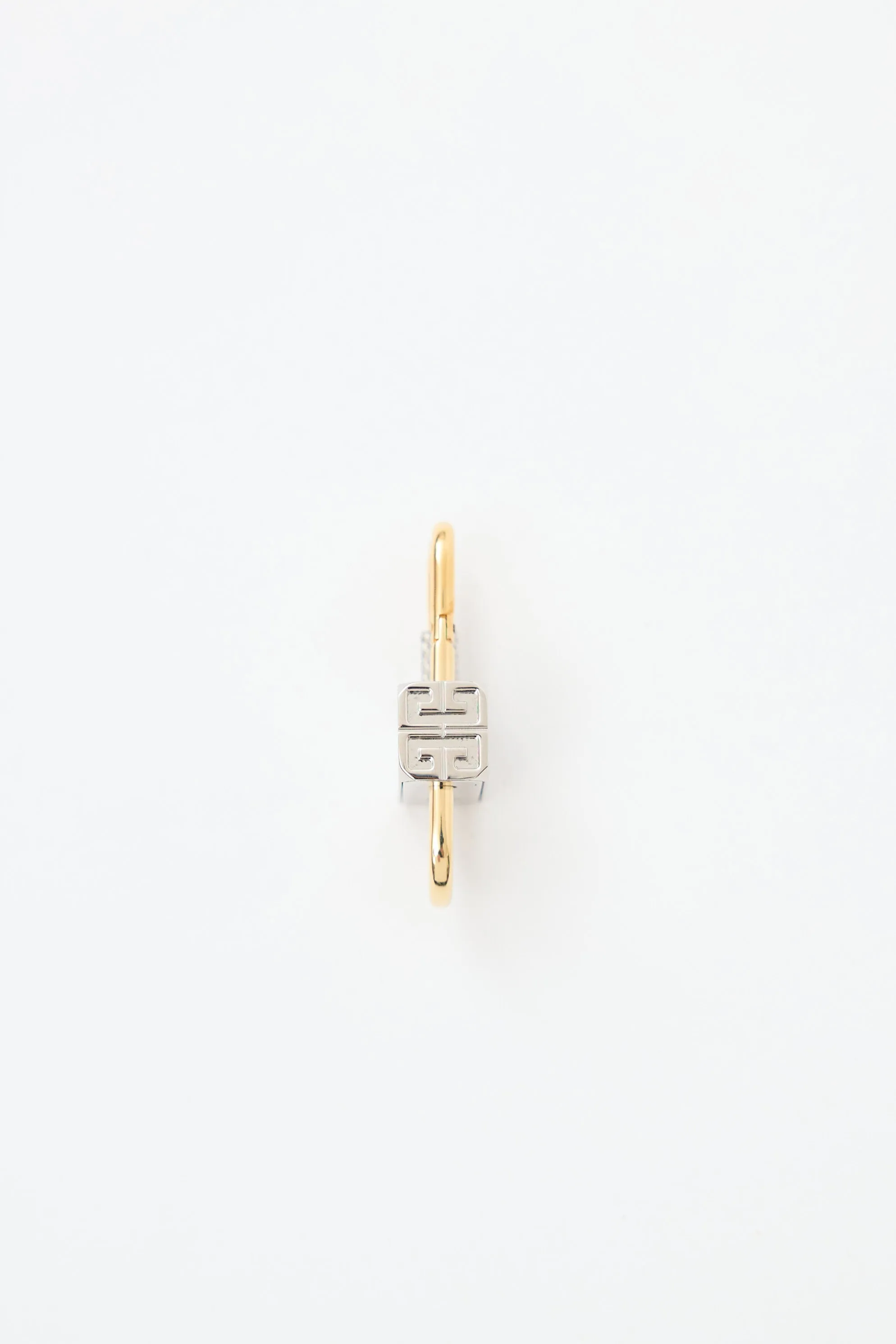 Asymmetrical Lock Earrings sold by VSP Consignment product image thumbnail 4