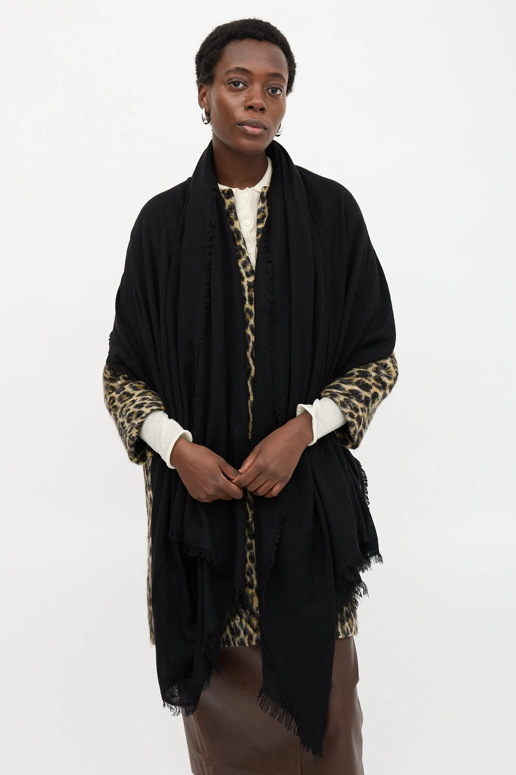 Frayed Edge Scarf sold by VSP Consignment