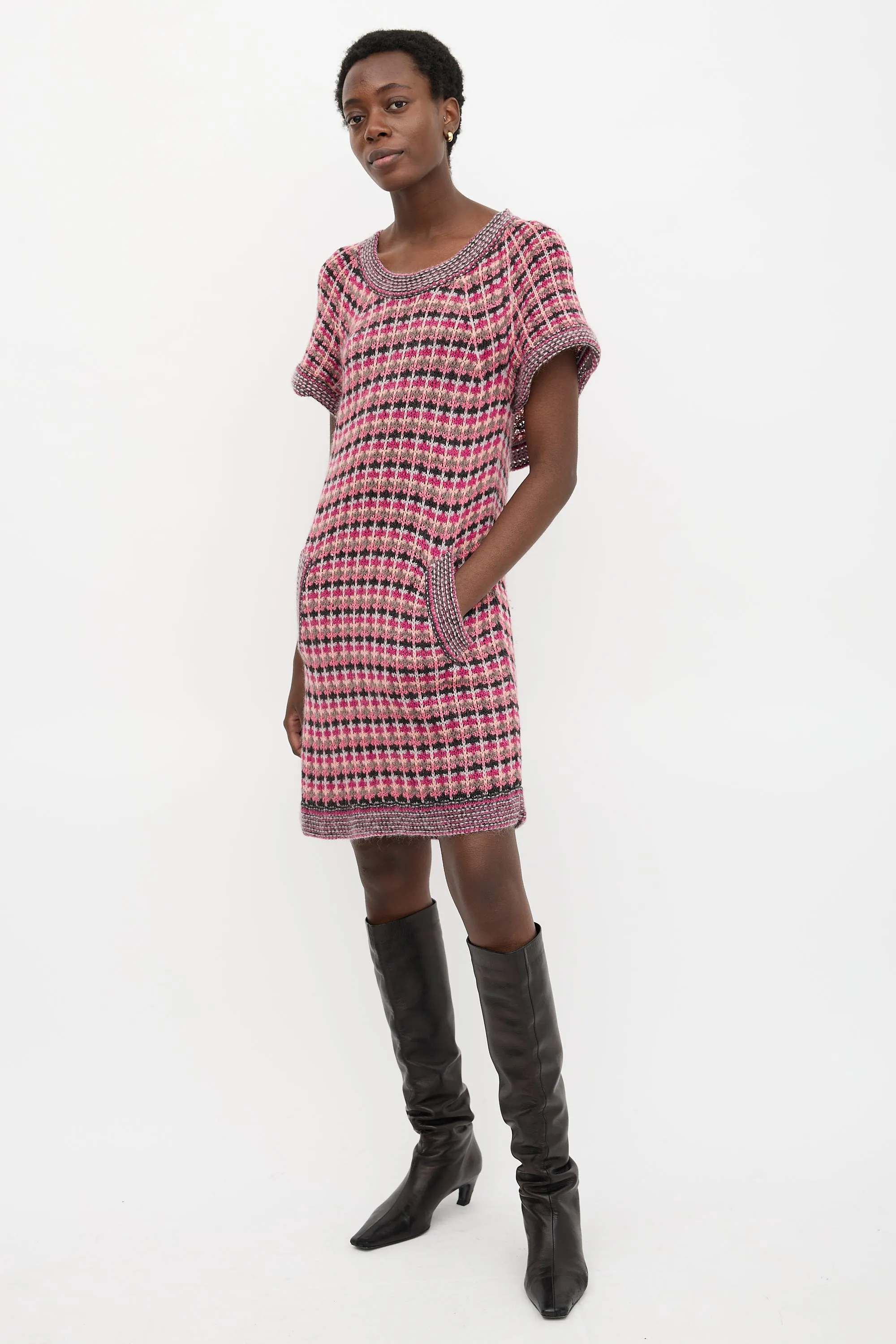 Knit Cape Dress sold by VSP Consignment product image thumbnail 4
