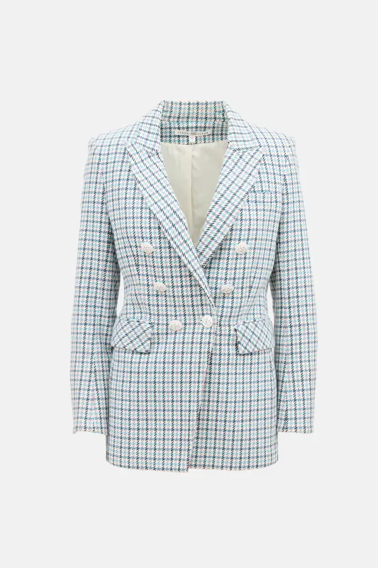 Cotton Houndstooth Blazer sold by VSP Consignment