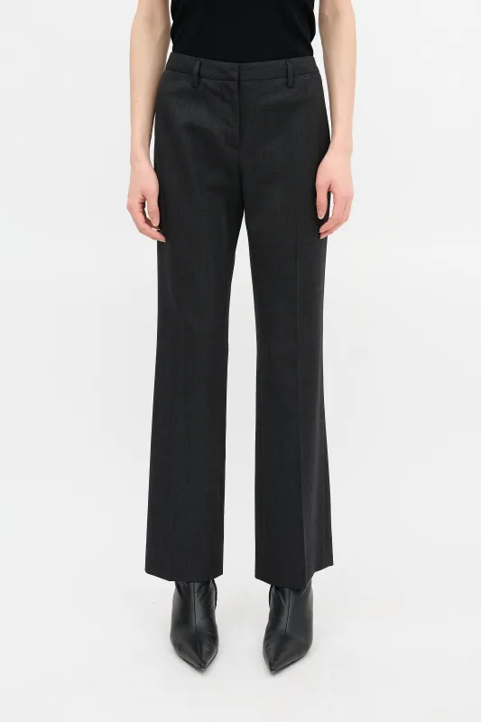 Wool Straight Leg Trouser sold by VSP Consignment