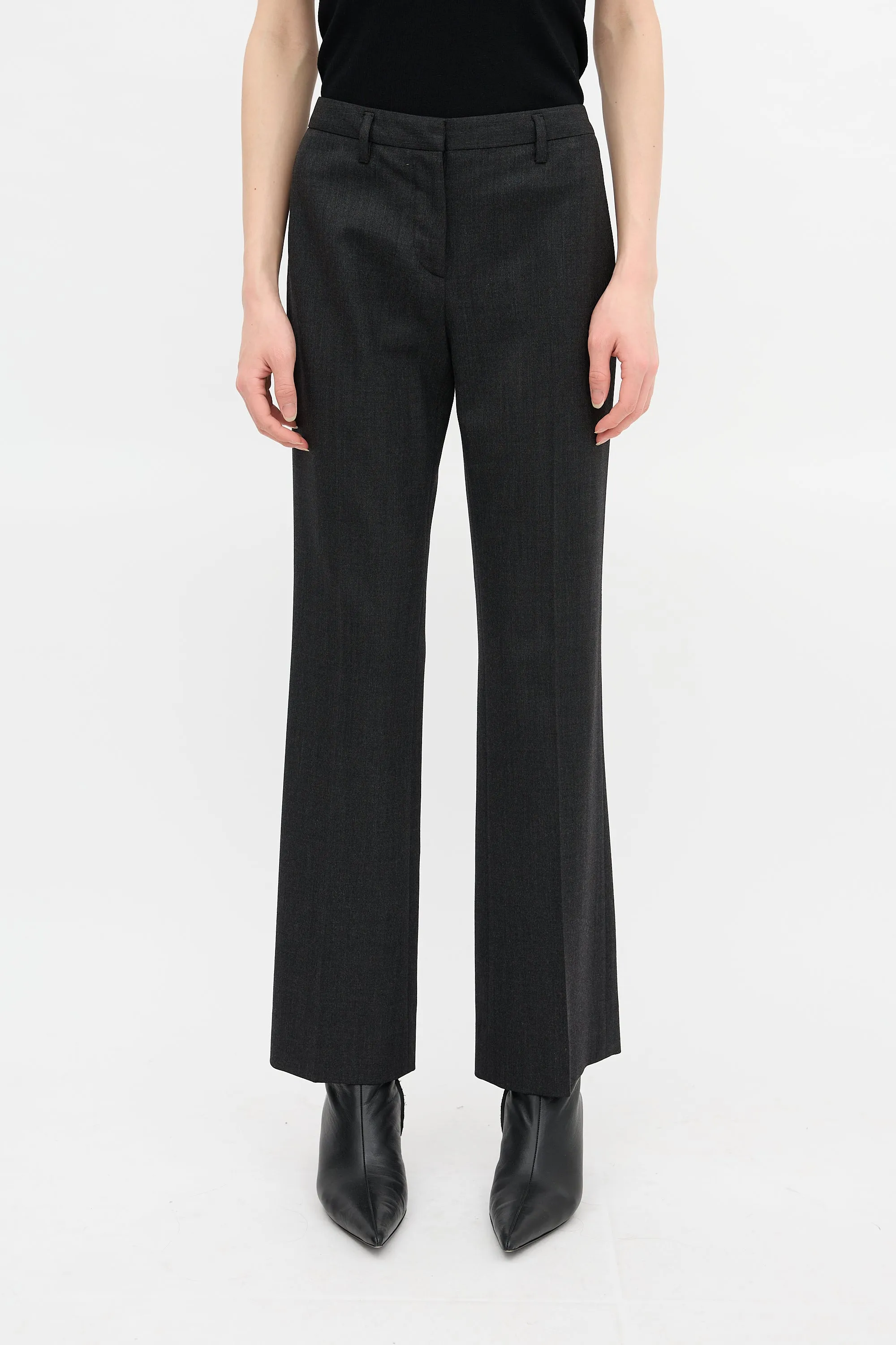 Wool Straight Leg Trouser sold by VSP Consignment