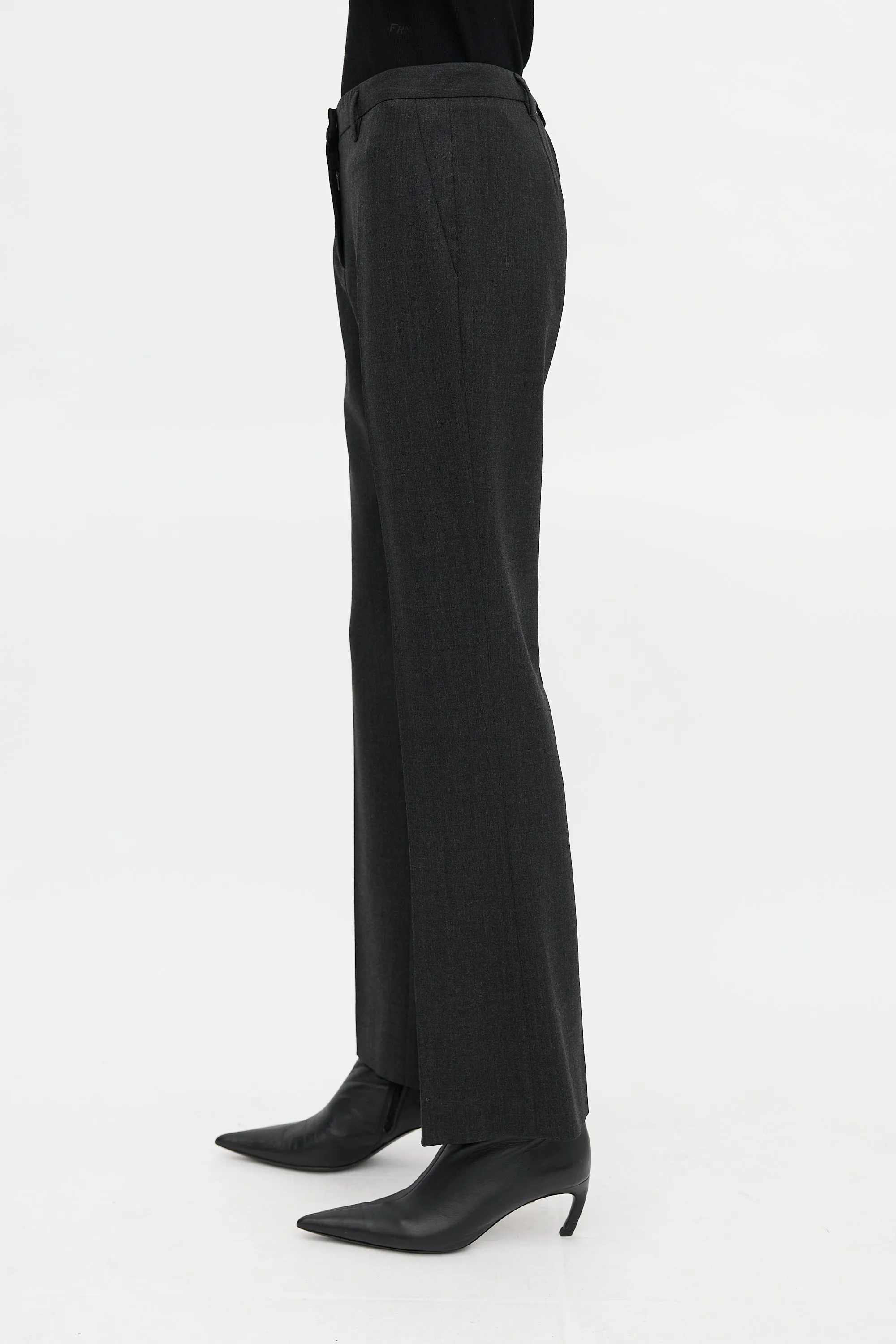 Wool Straight Leg Trouser sold by VSP Consignment product image thumbnail 3