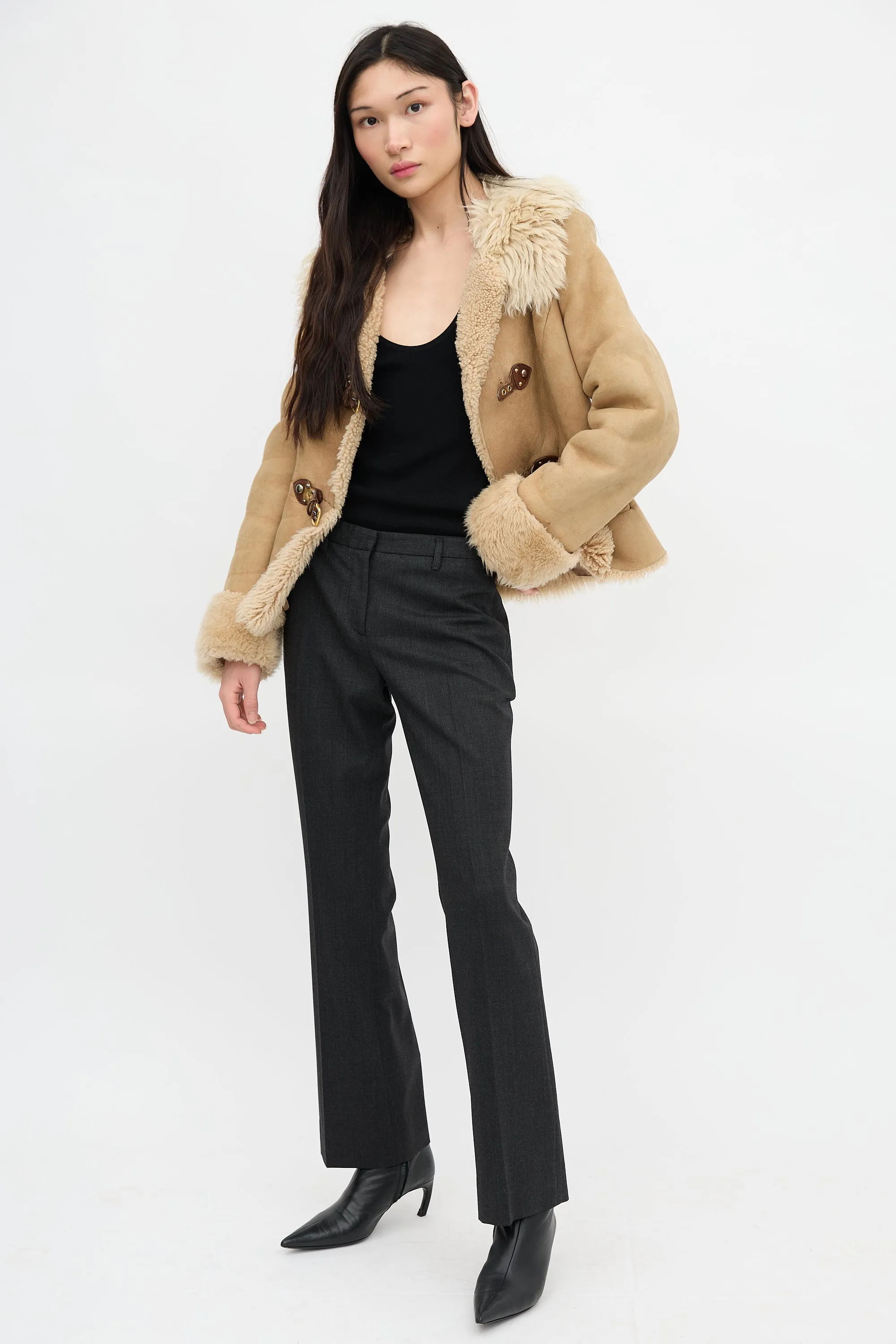 Wool Straight Leg Trouser sold by VSP Consignment product image thumbnail 2