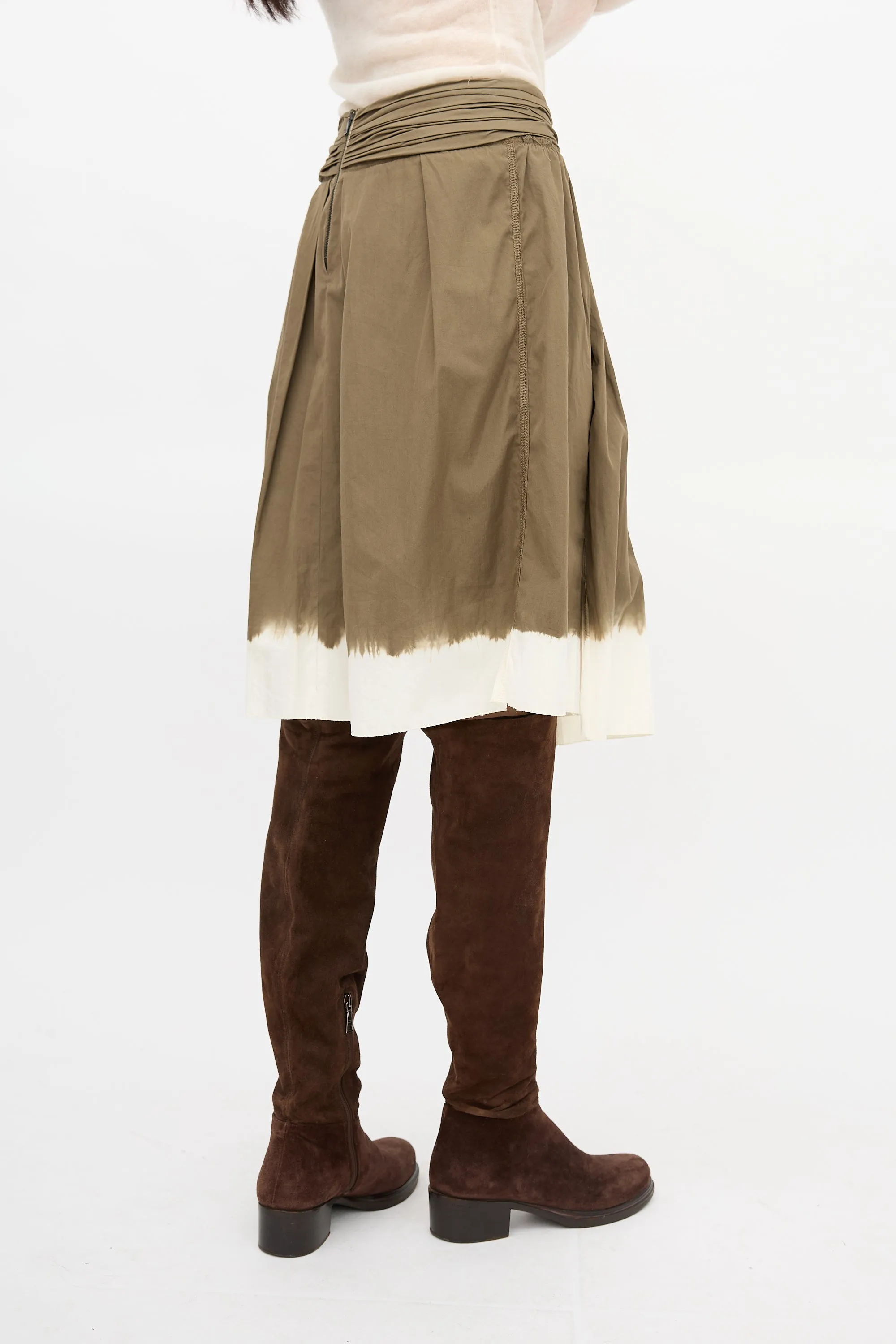2006 Pleated Dip-Dye Skirt sold by VSP Consignment product image thumbnail 4
