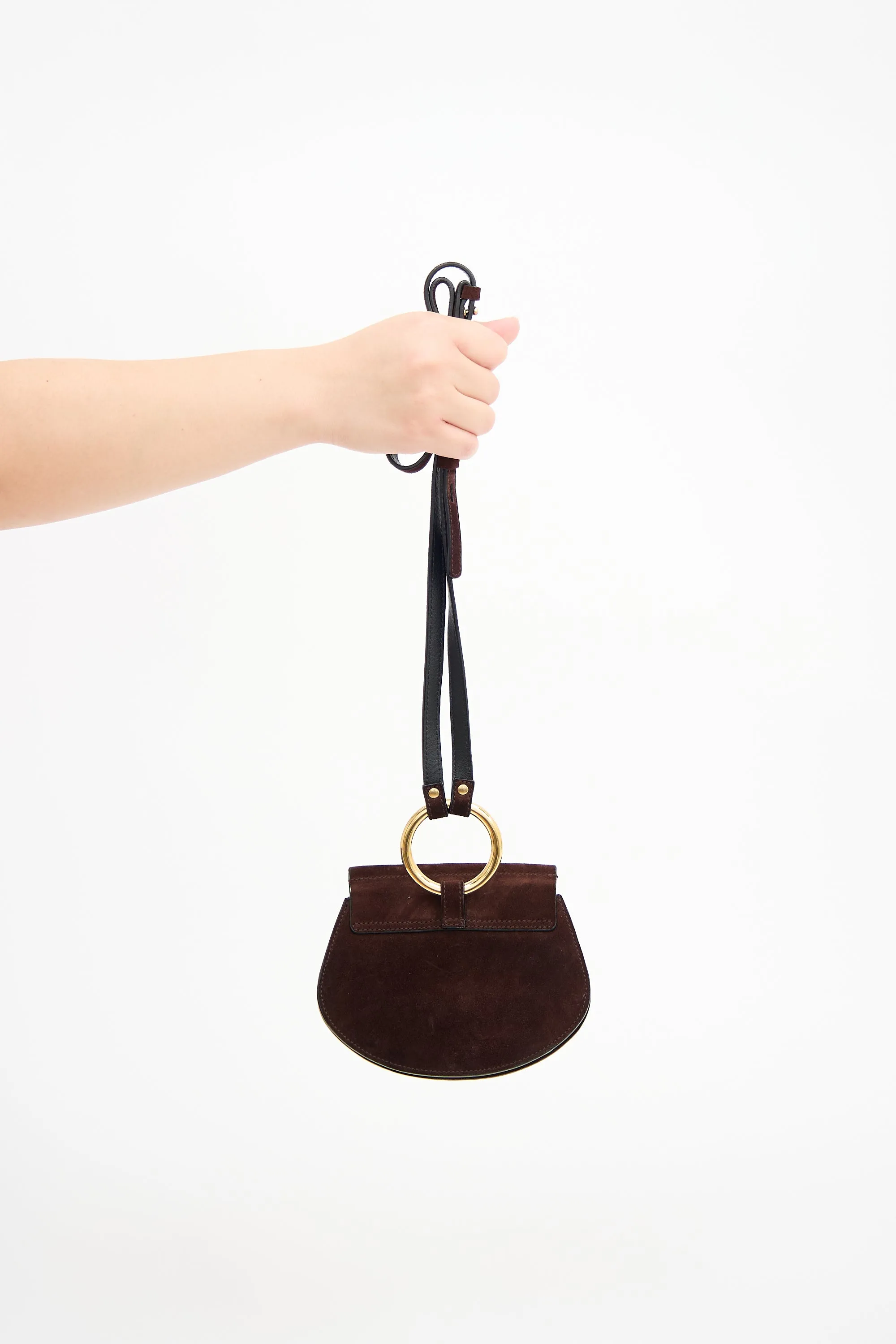 Suede Mini Faye Bag sold by VSP Consignment product image thumbnail 2