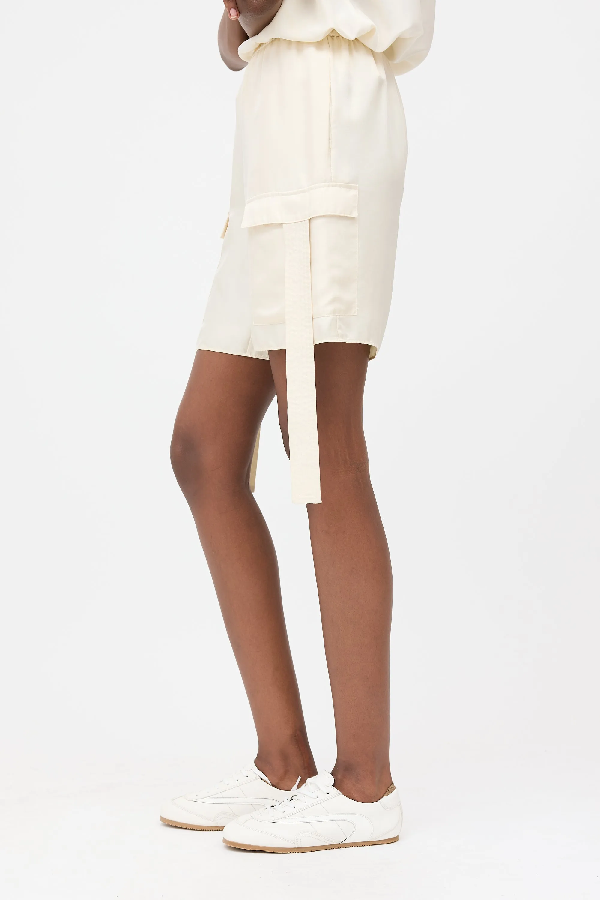 Silk Twill Cargo Shorts sold by VSP Consignment product image thumbnail 3