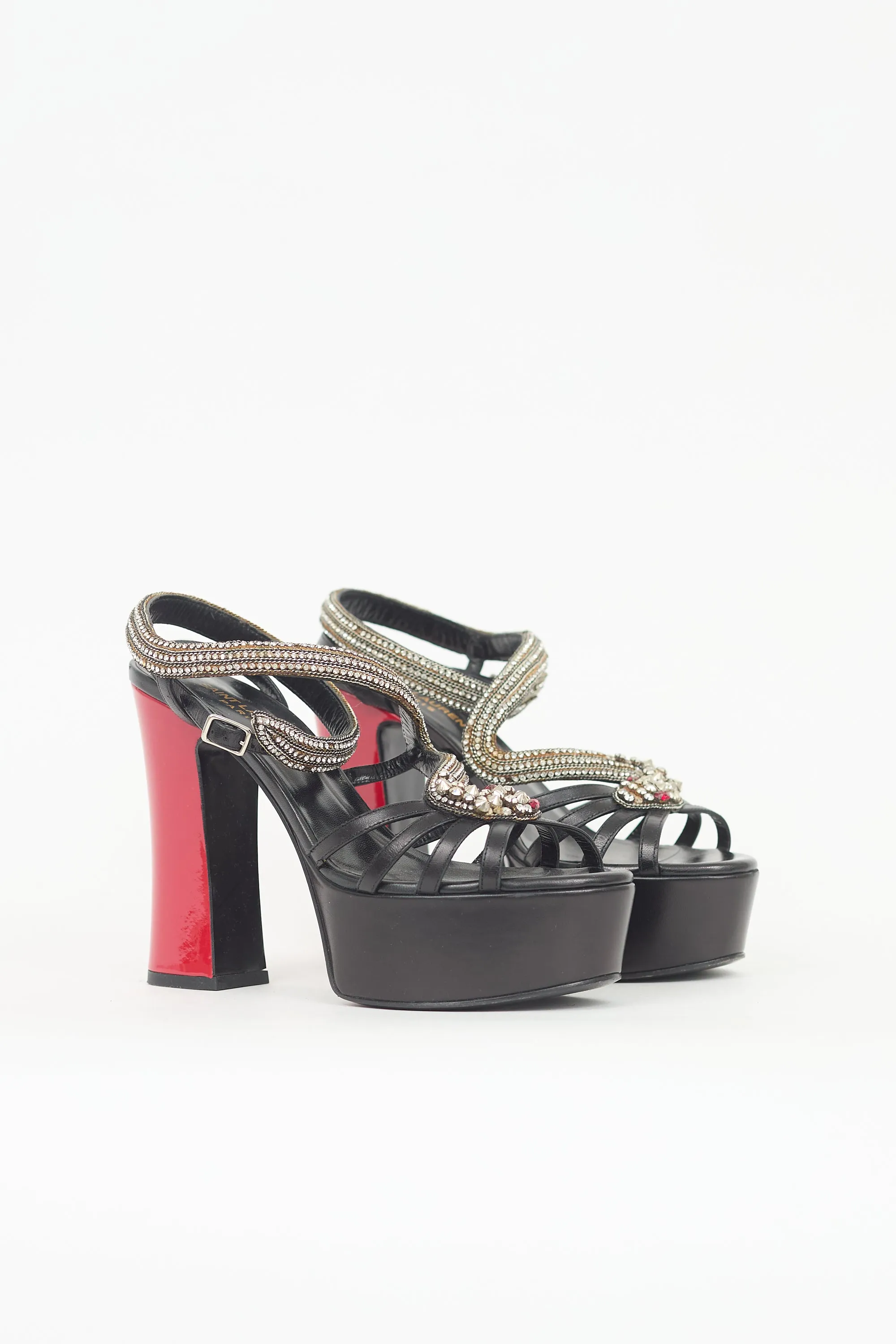 Leather Embellished Heel sold by VSP Consignment product image thumbnail 2