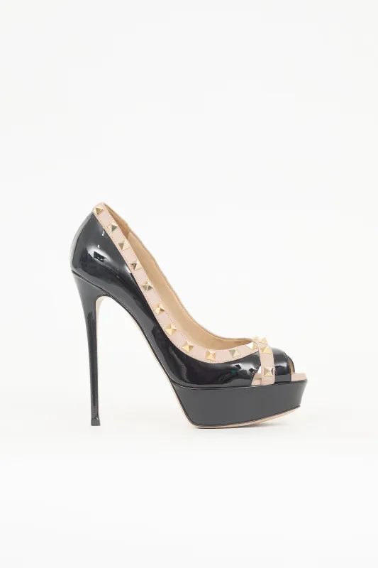 Patent Rockstud Platform Pump sold by VSP Consignment