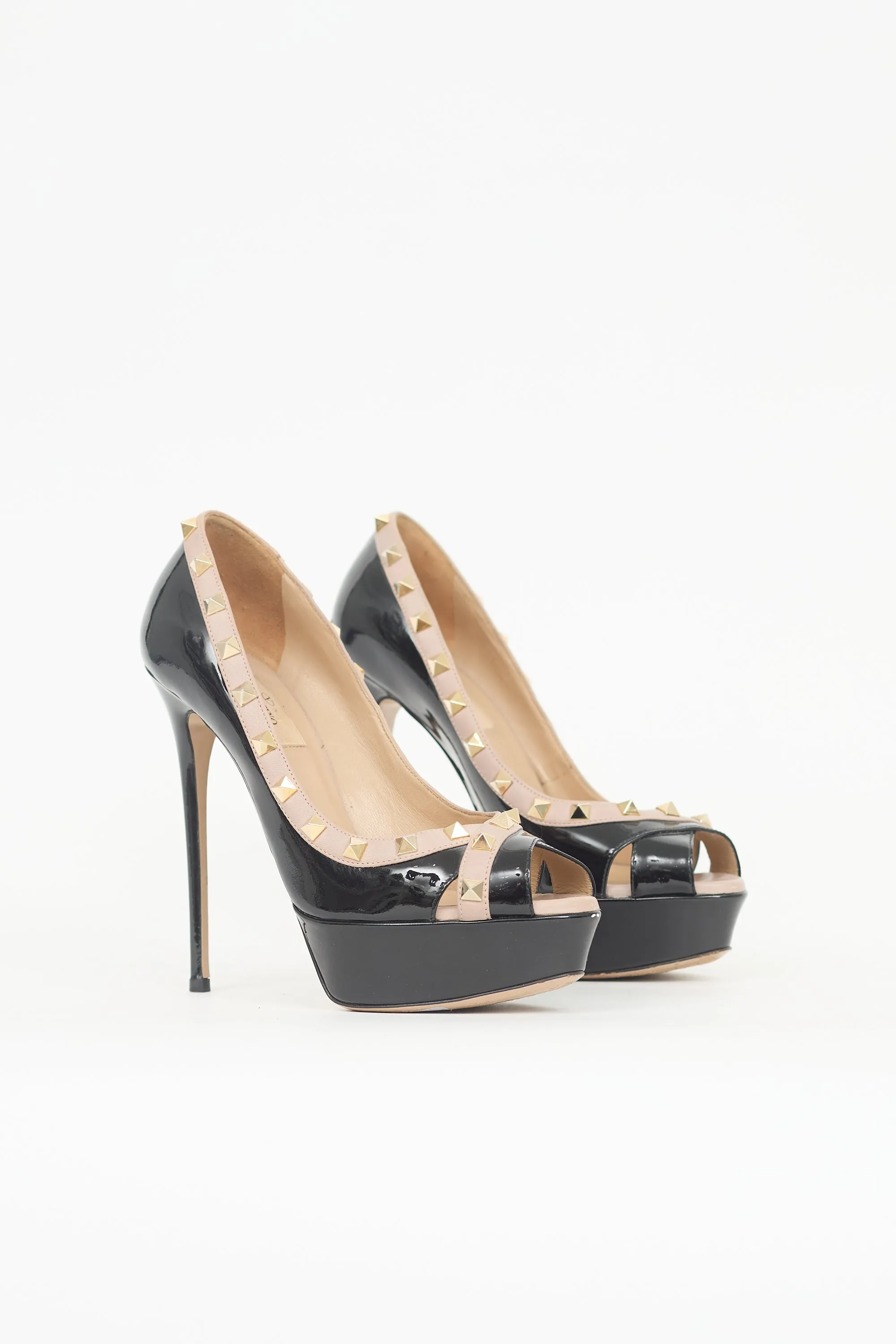 Patent Rockstud Platform Pump sold by VSP Consignment product image thumbnail 2