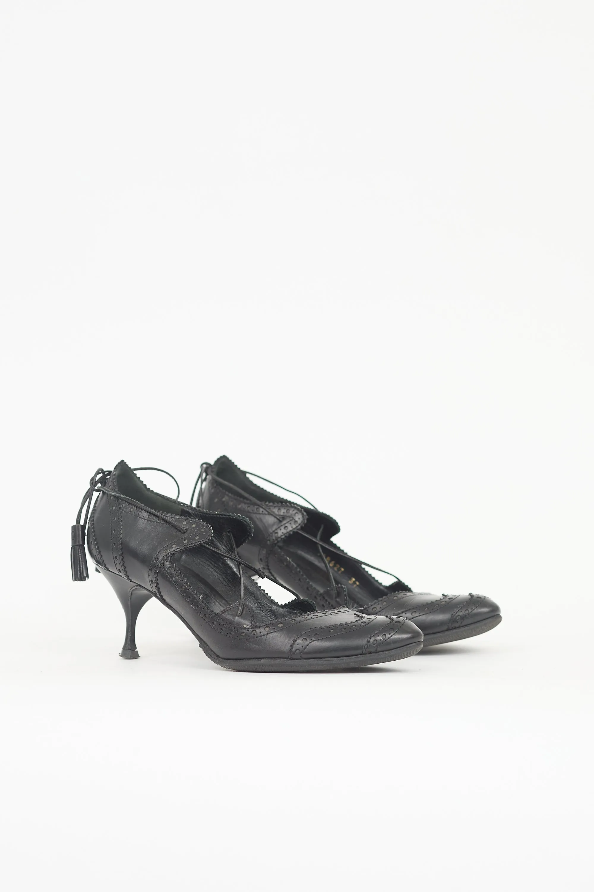 Leather Brogue Pump sold by VSP Consignment product image thumbnail 2