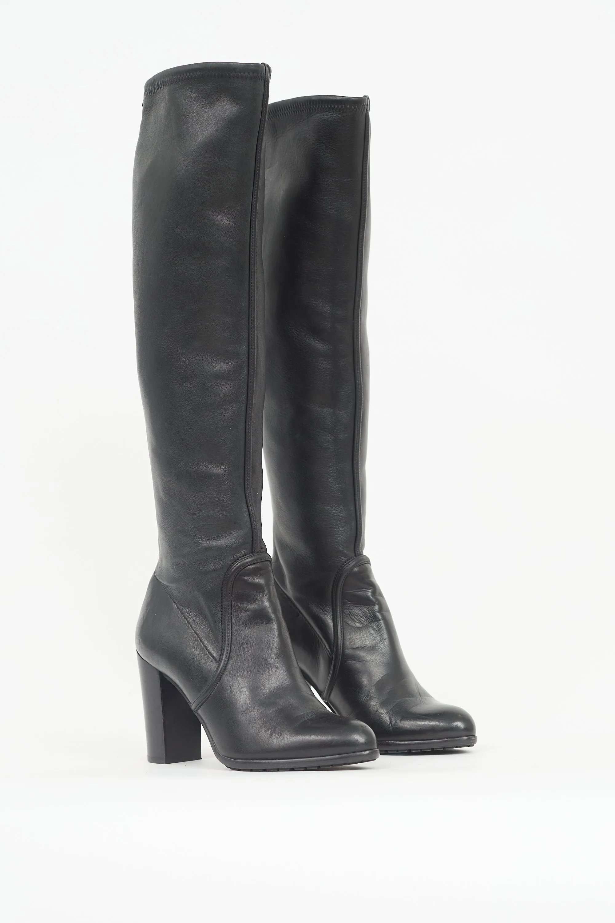 Leather Knee Boot sold by VSP Consignment product image thumbnail 2