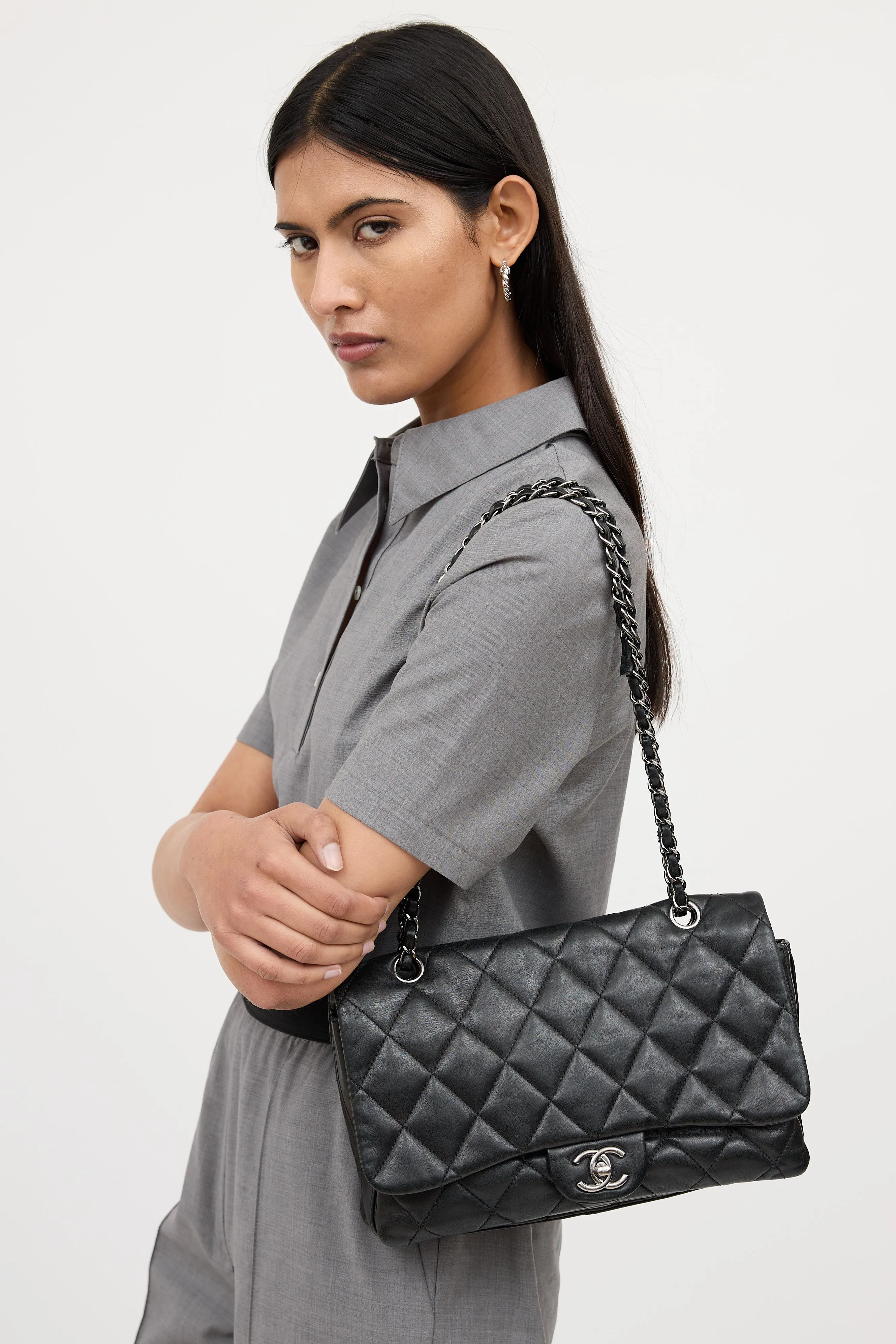 Three Flap Accordion Bag sold by VSP Consignment product image thumbnail 2