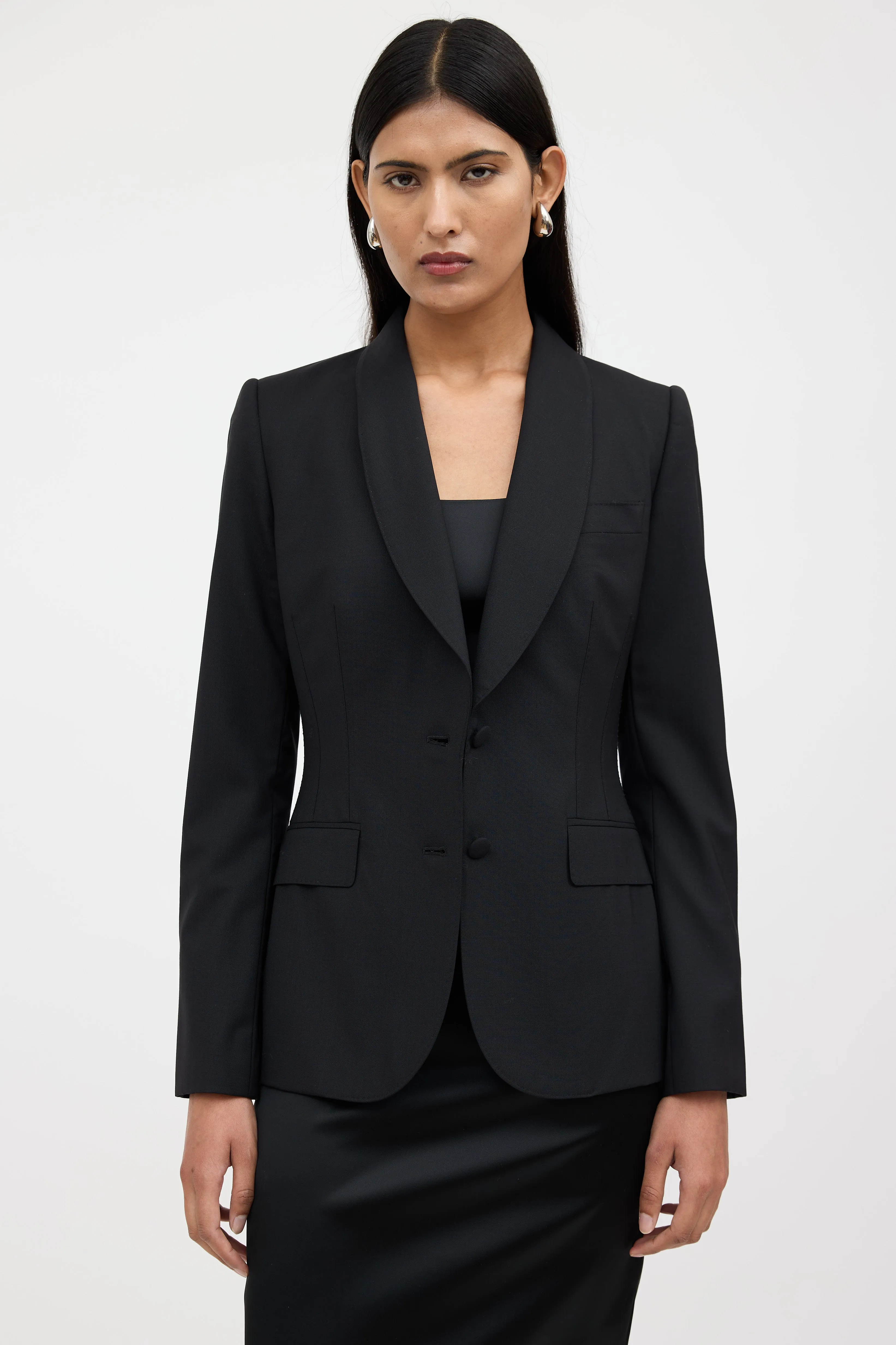 Shawl Single Breasted Blazer sold by VSP Consignment