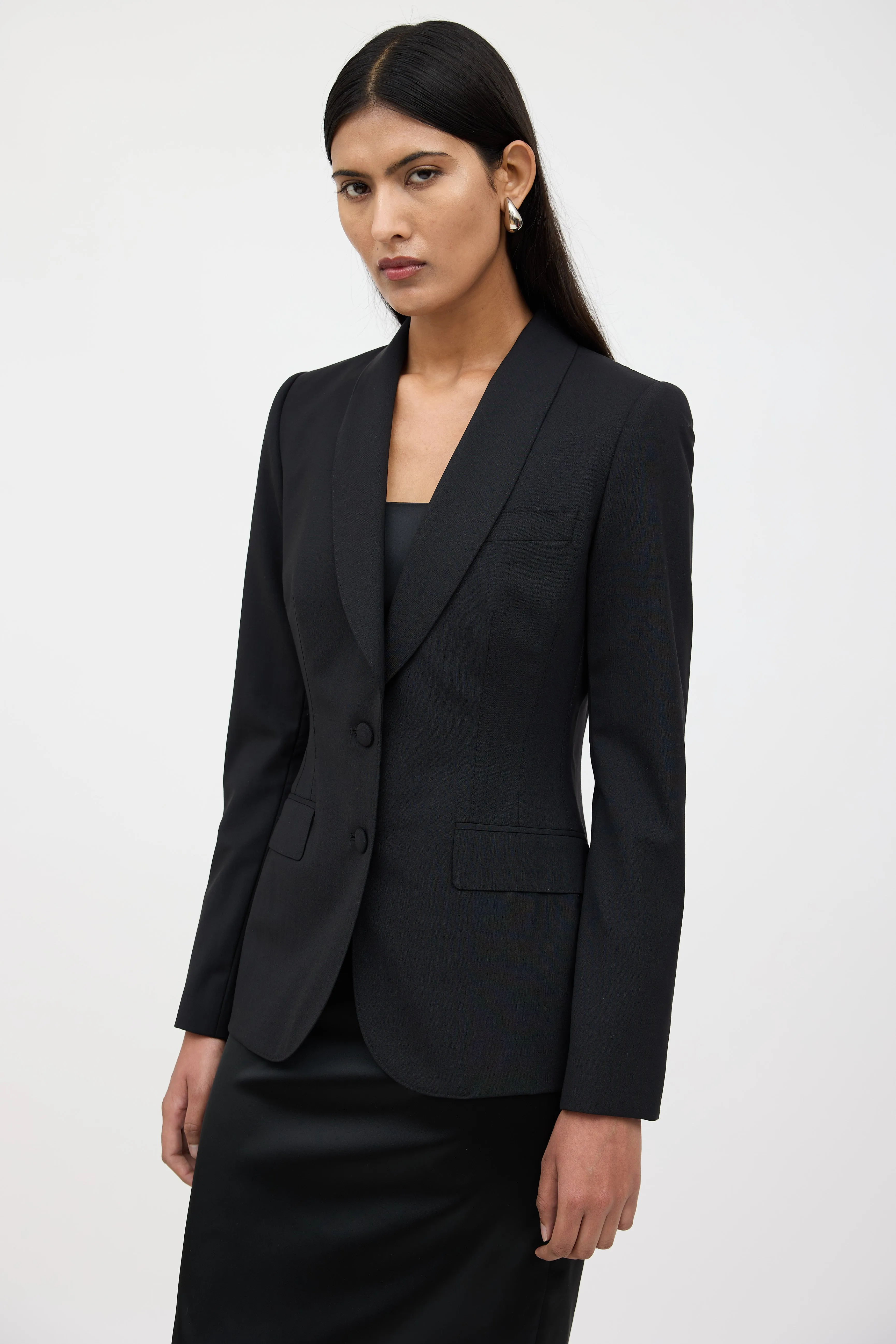Shawl Single Breasted Blazer sold by VSP Consignment product image thumbnail 3