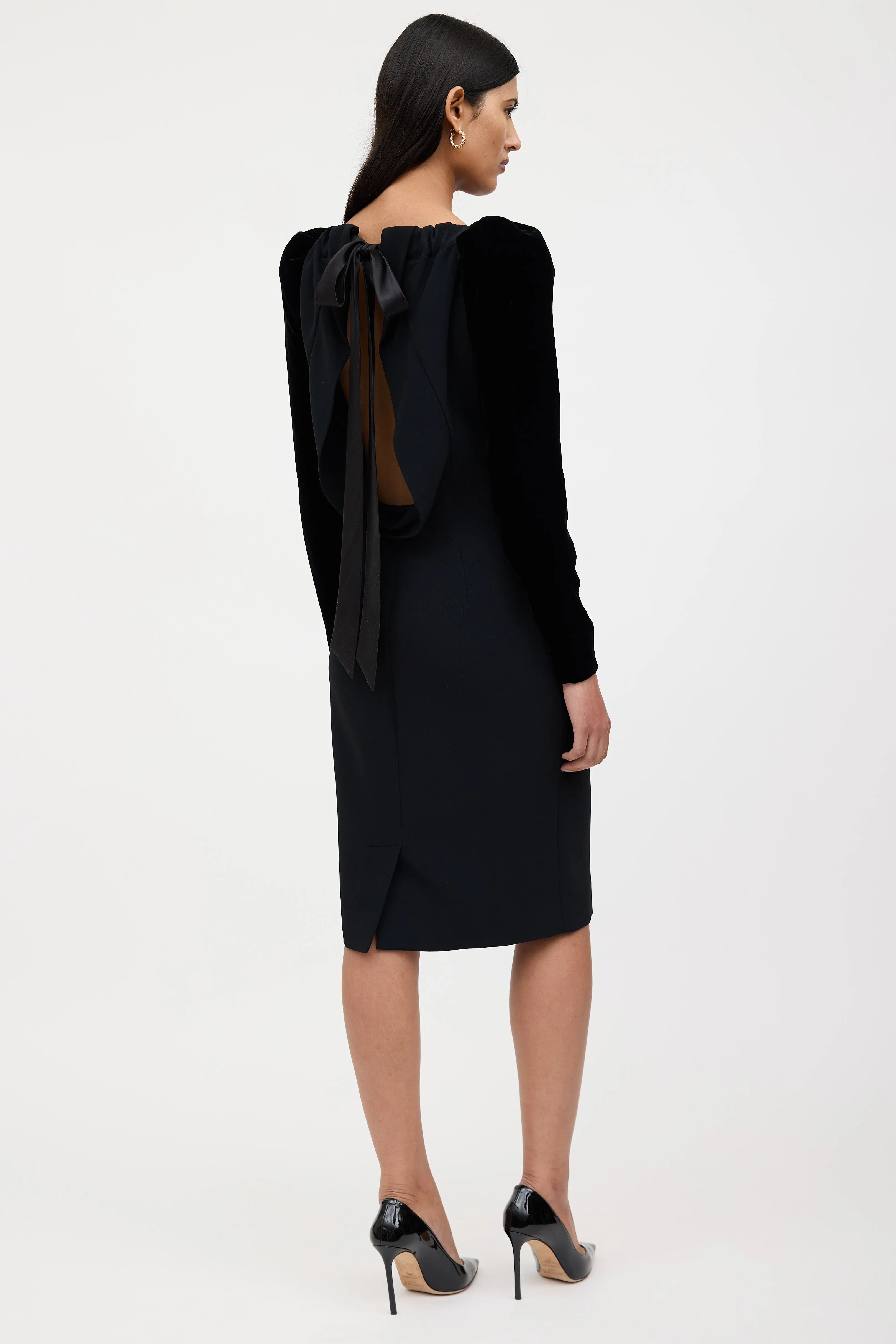 Velvet Padded Dress sold by VSP Consignment product image thumbnail 4