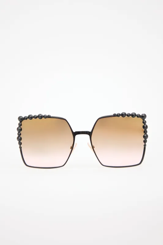 FF0259S Embellished Sunglasses made by Fendi