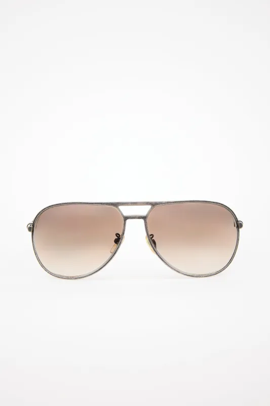 BV102FS Aviator Sunglasses made by Bottega Veneta