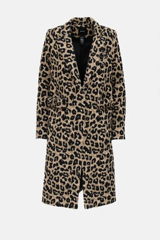 Patterned Jacquard Coat sold by VSP Consignment