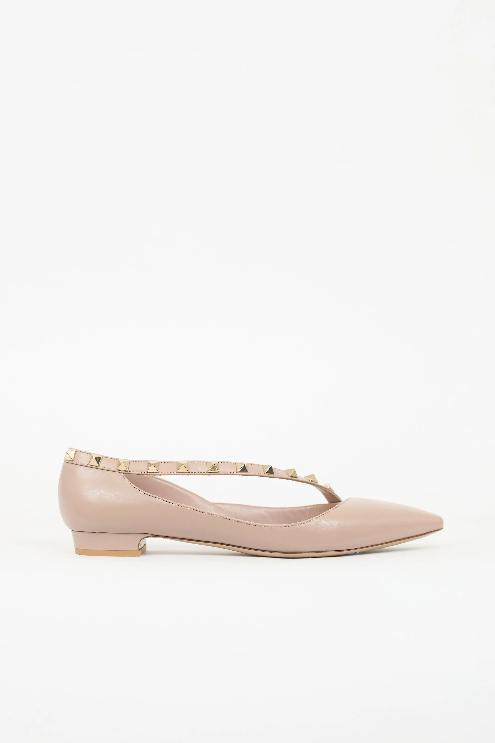 Leather Rockstud Strap Flat sold by VSP Consignment product image thumbnail 2