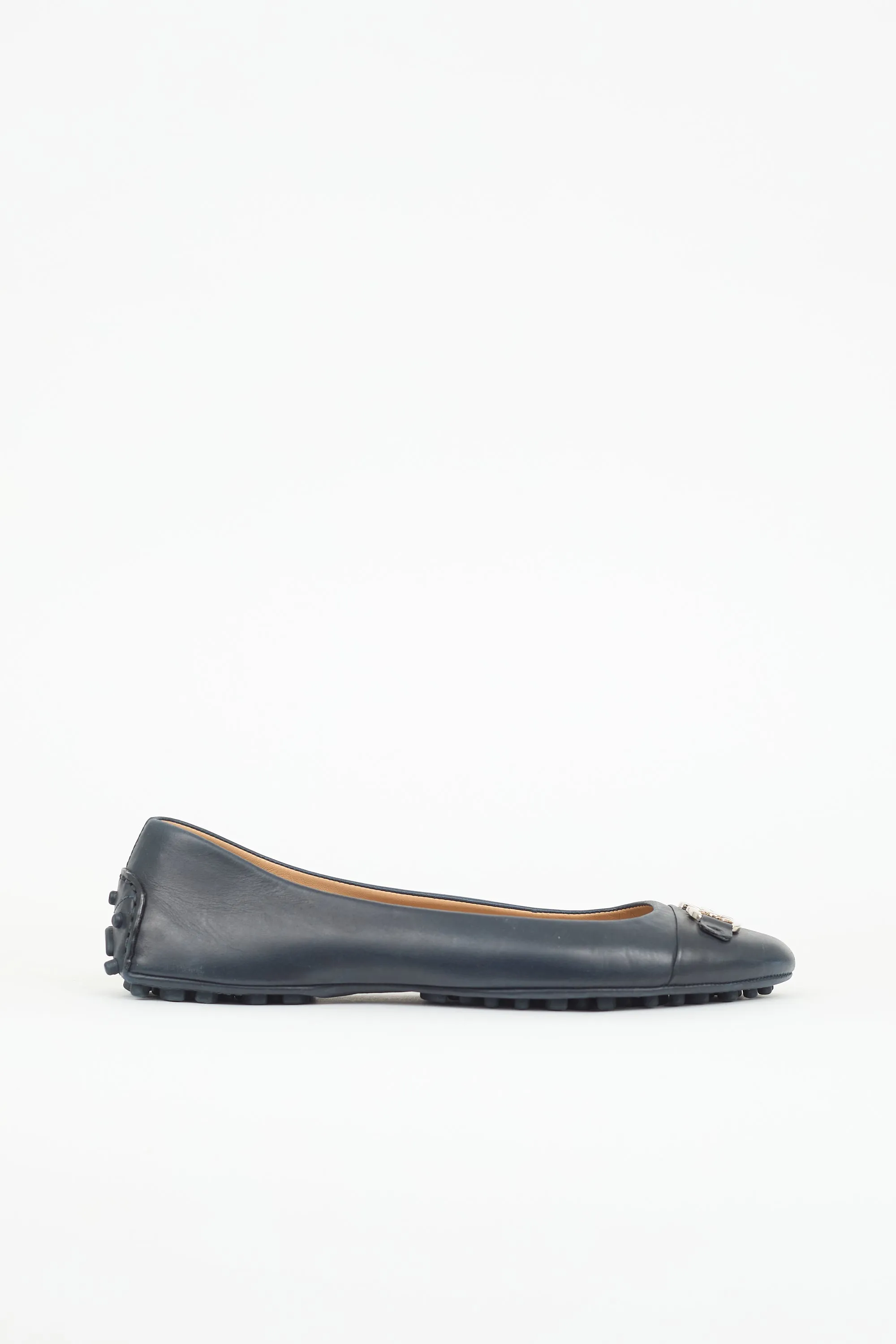 Leather Gancini Flat sold by VSP Consignment product image thumbnail 2