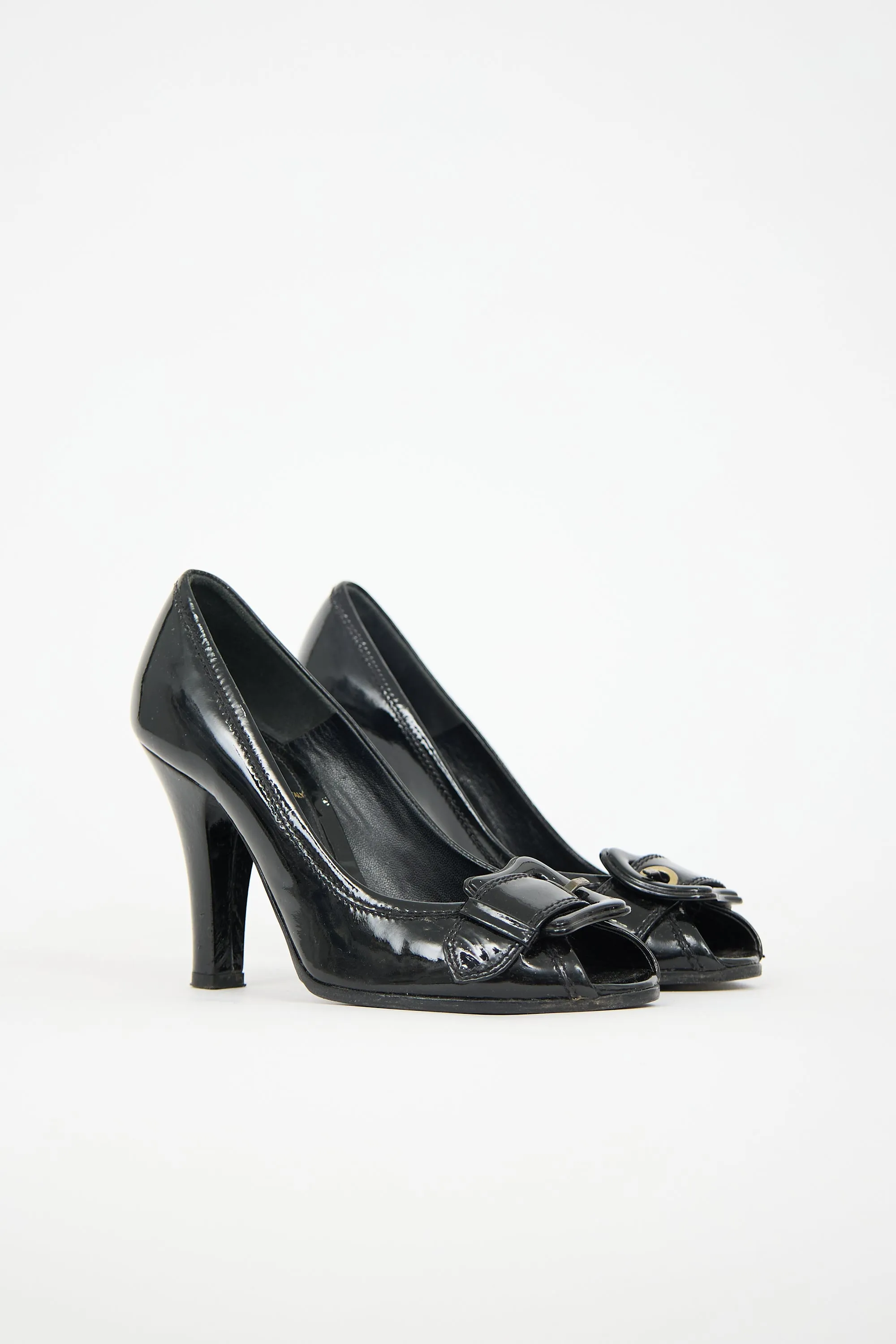 Patent Leather Buckle Pump sold by VSP Consignment product image thumbnail 2