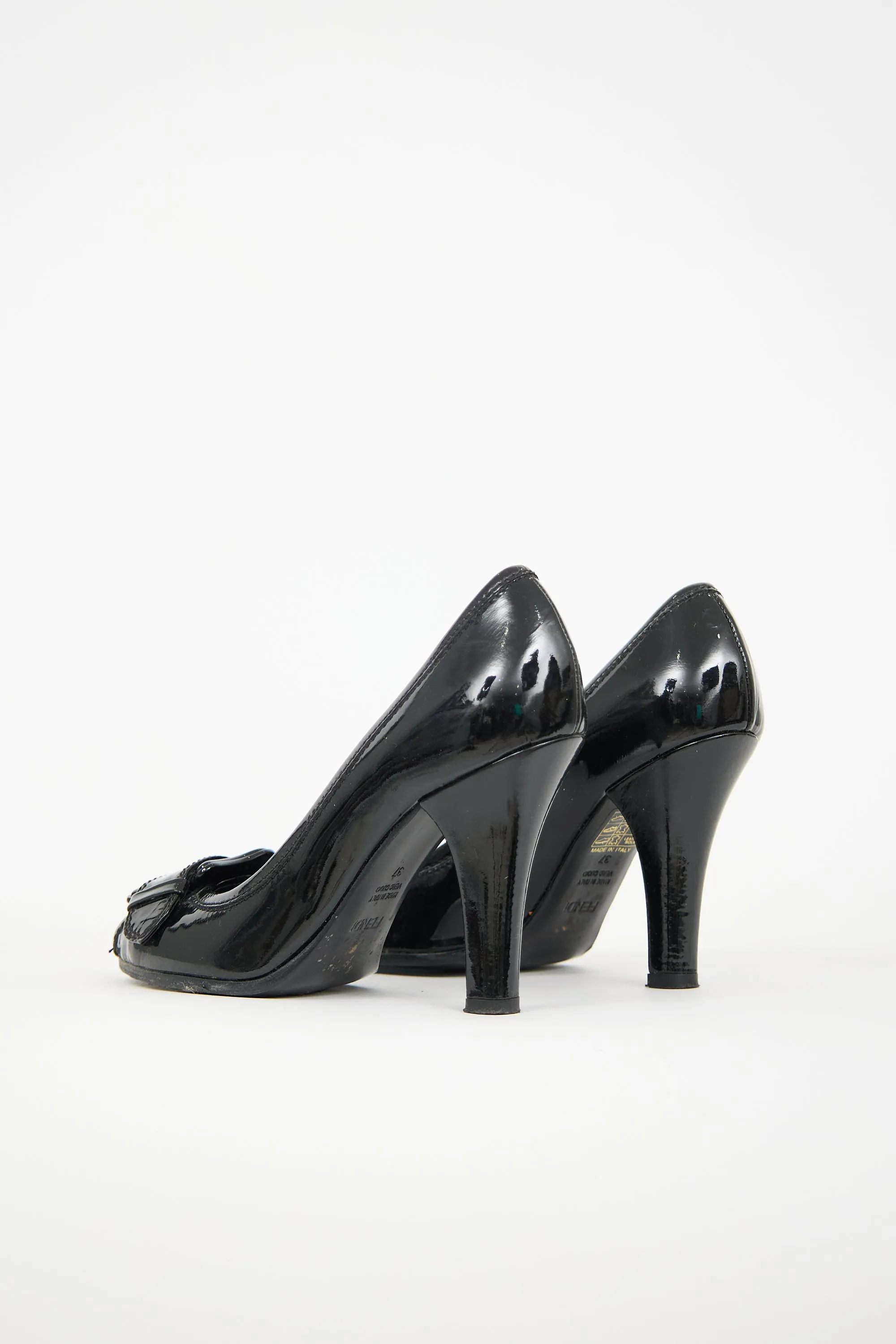 Patent Leather Buckle Pump sold by VSP Consignment product image thumbnail 4