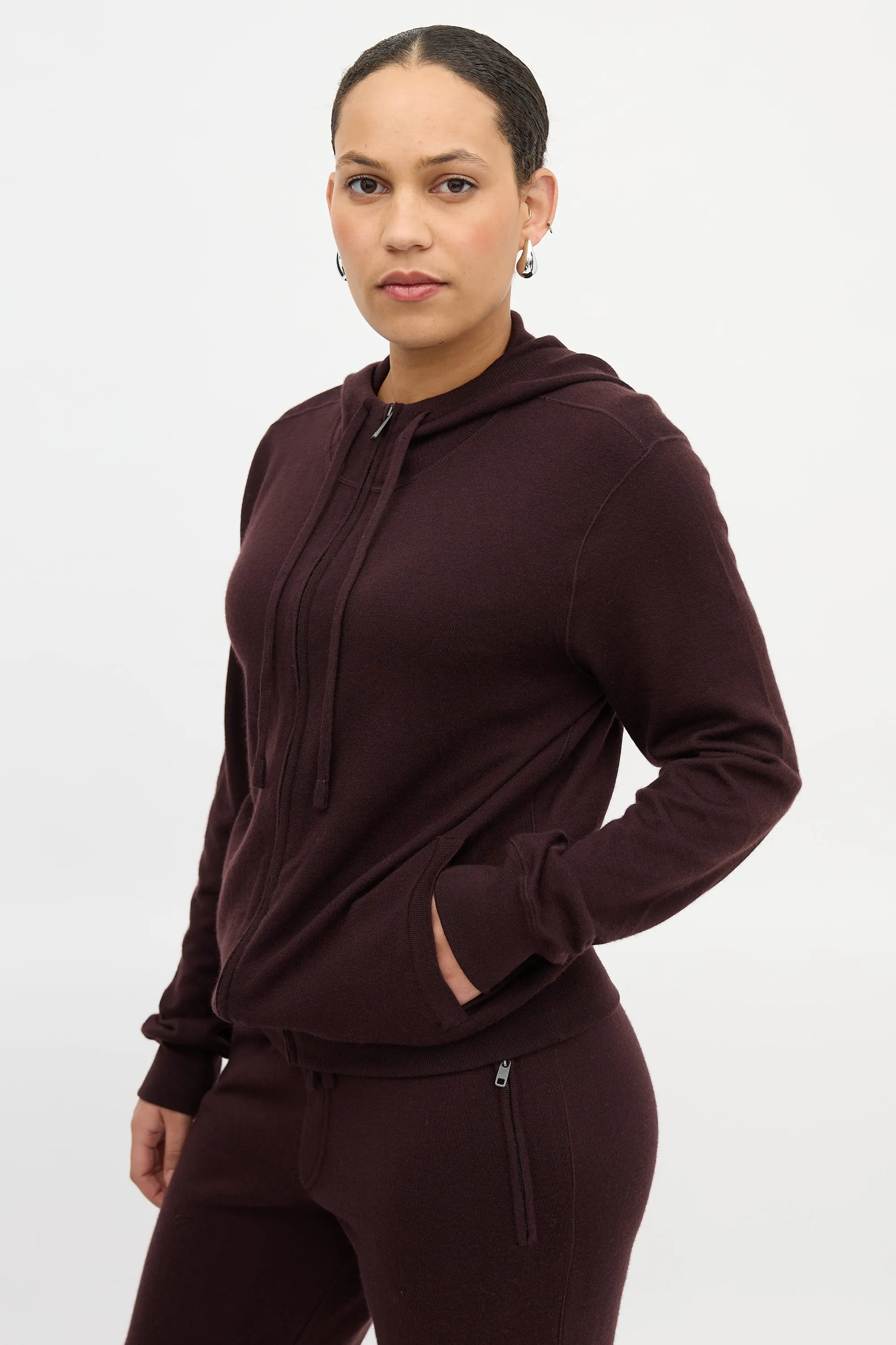 Cashmere Zip Hoodie sold by VSP Consignment product image thumbnail 3