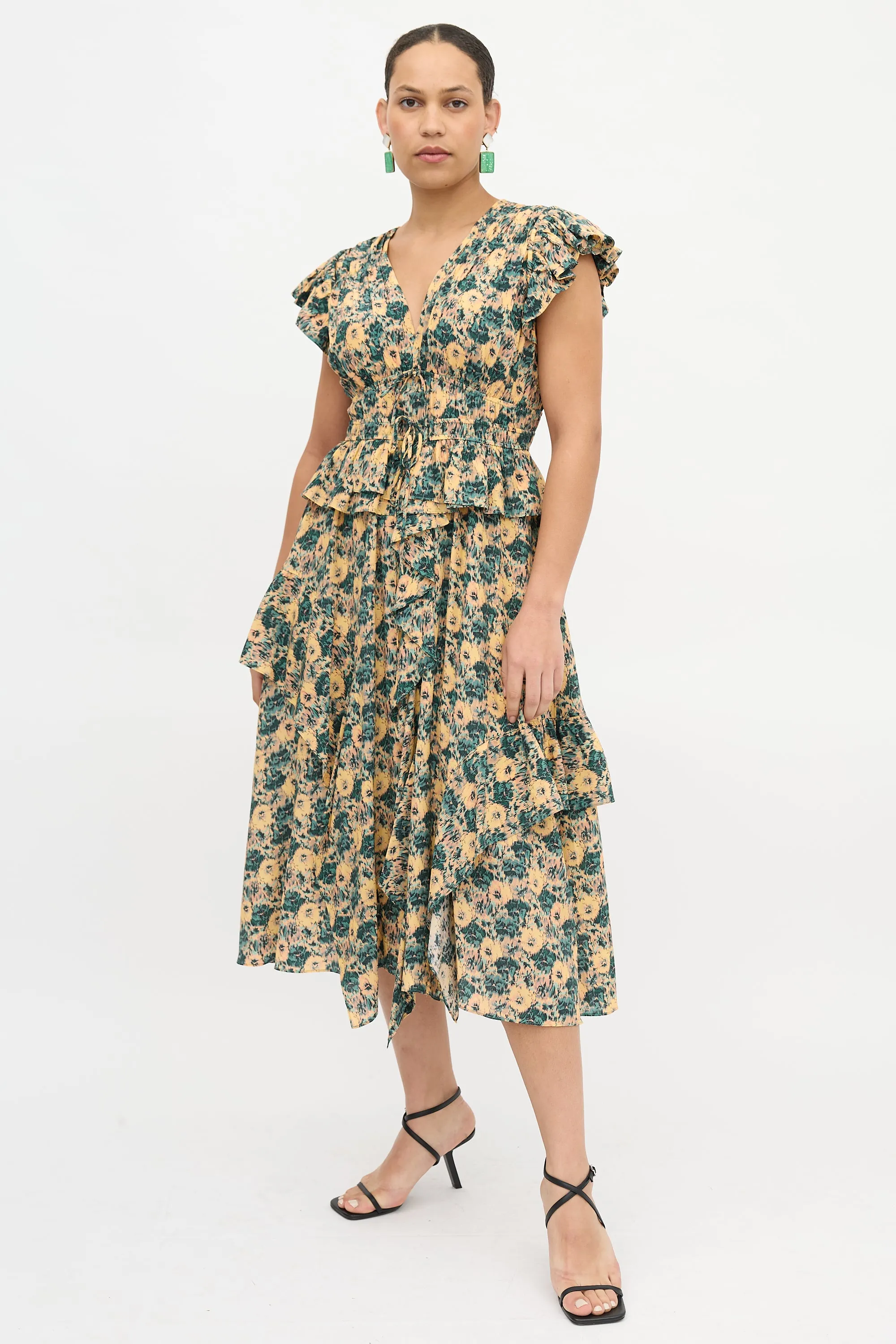 Silk Floral Avia Dress sold by VSP Consignment product image thumbnail 3