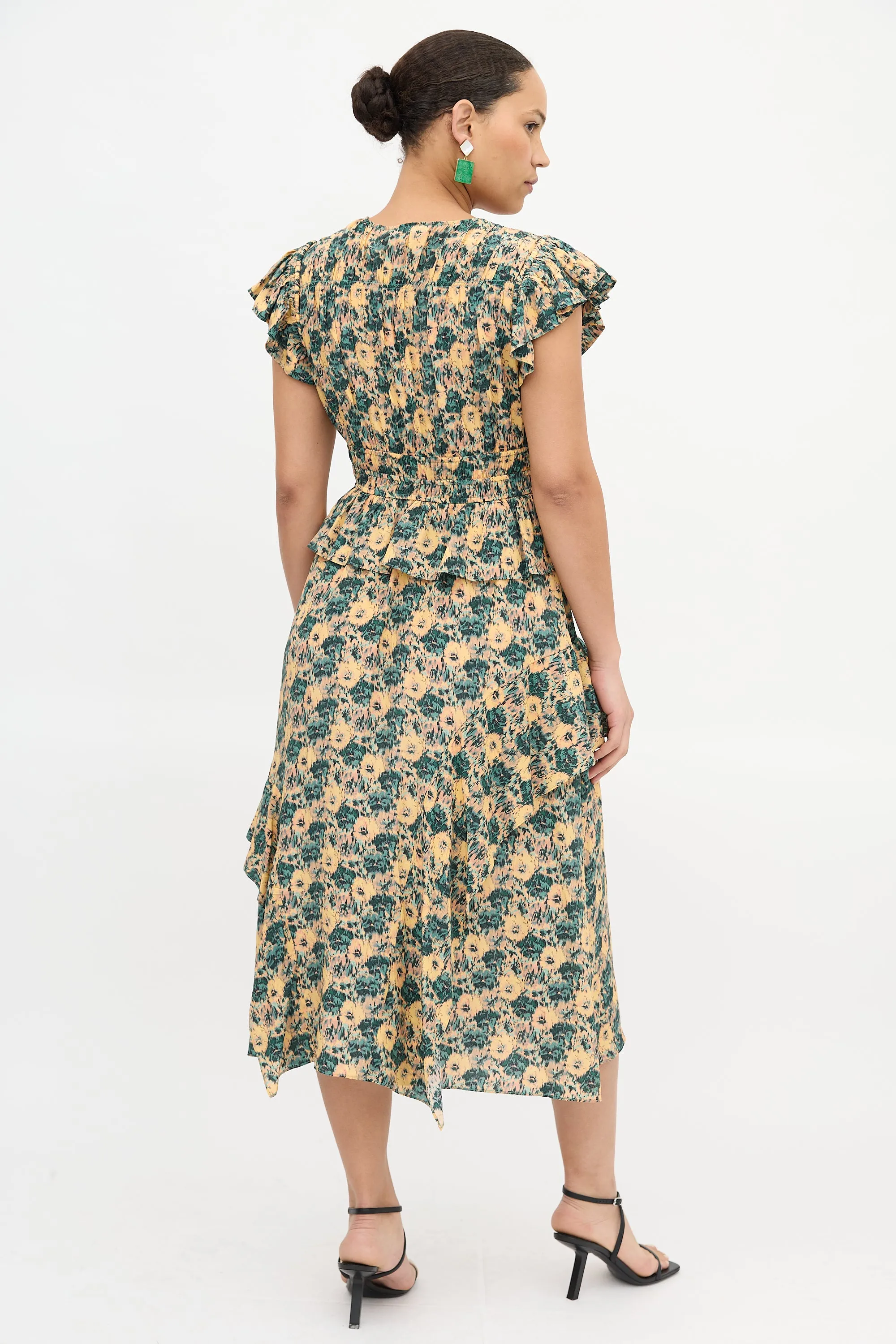 Silk Floral Avia Dress sold by VSP Consignment product image thumbnail 4
