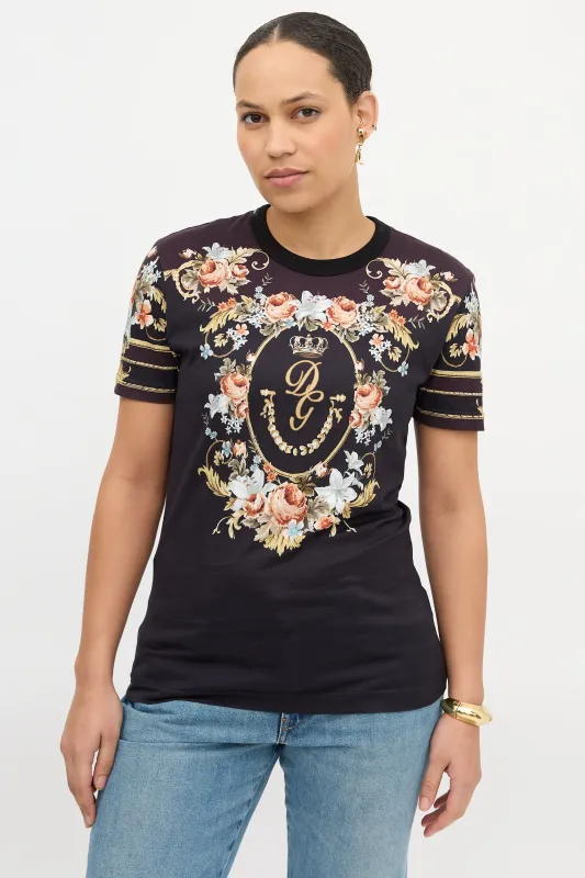 Floral Crest T-Shirt sold by VSP Consignment
