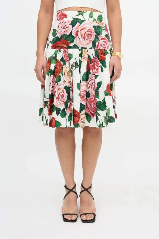 Drop Waist Rose Skirt sold by VSP Consignment