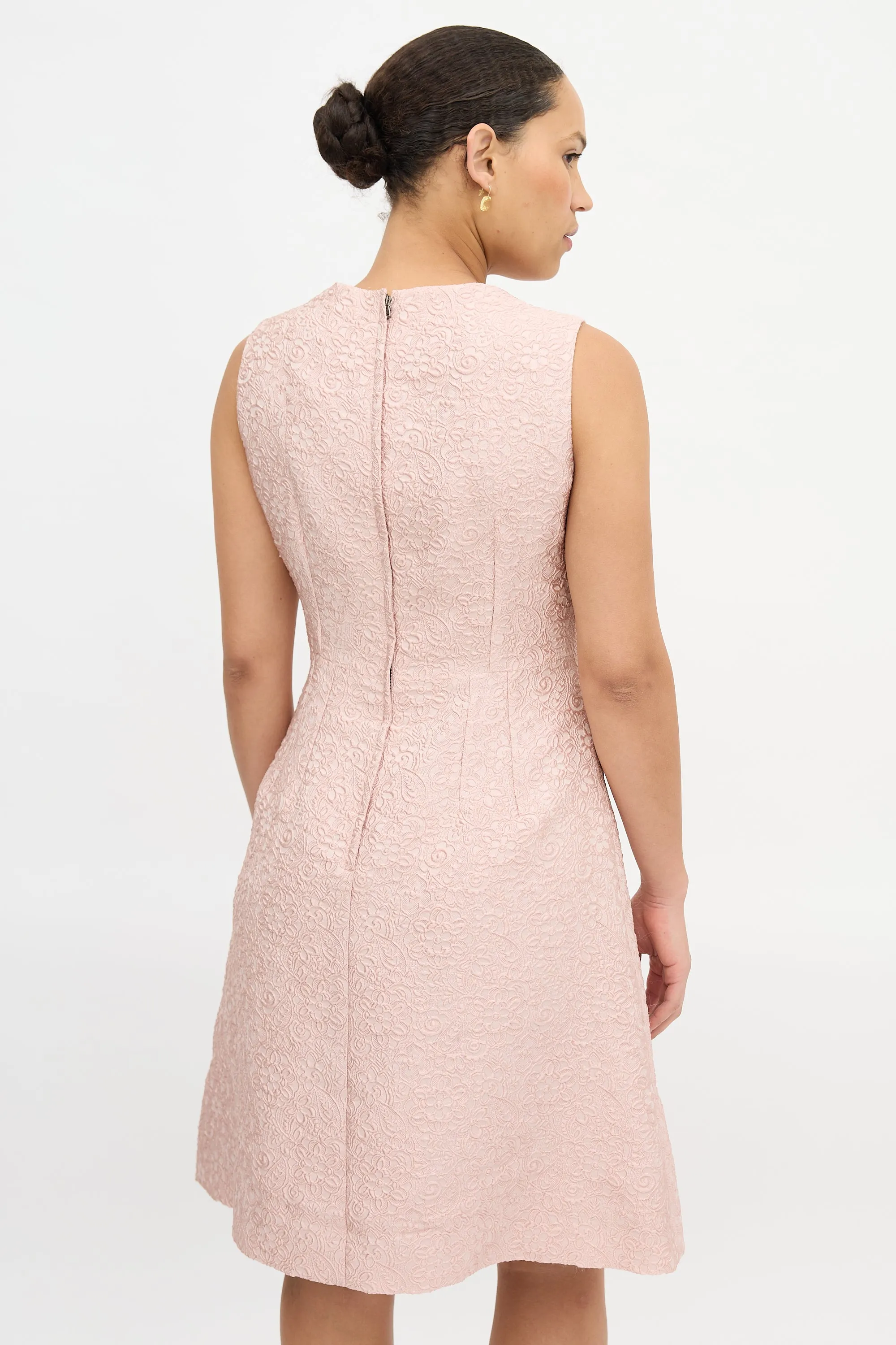 Floral Cloque Dress sold by VSP Consignment product image thumbnail 4