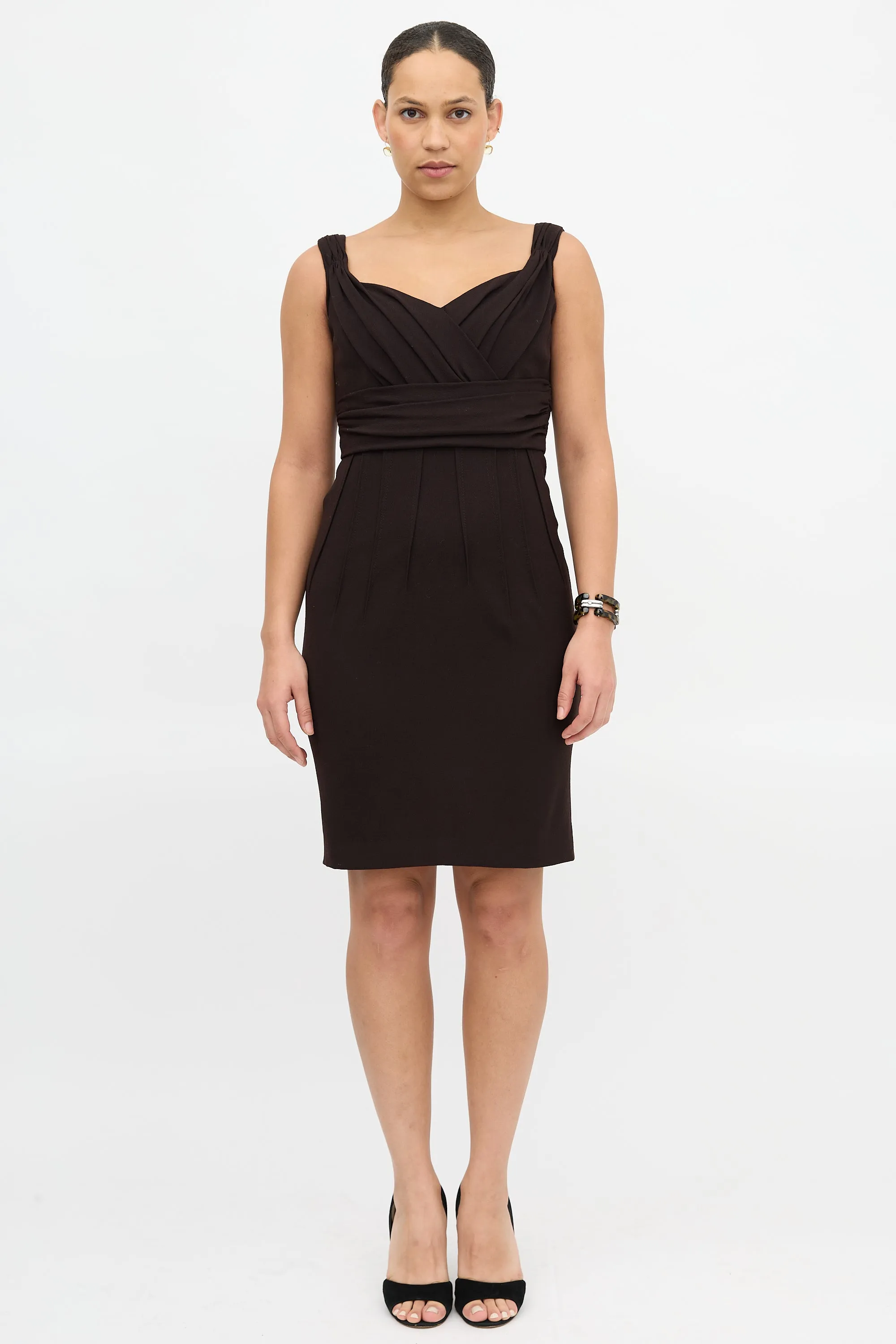 Draped A-Line Dress sold by VSP Consignment product image thumbnail 2