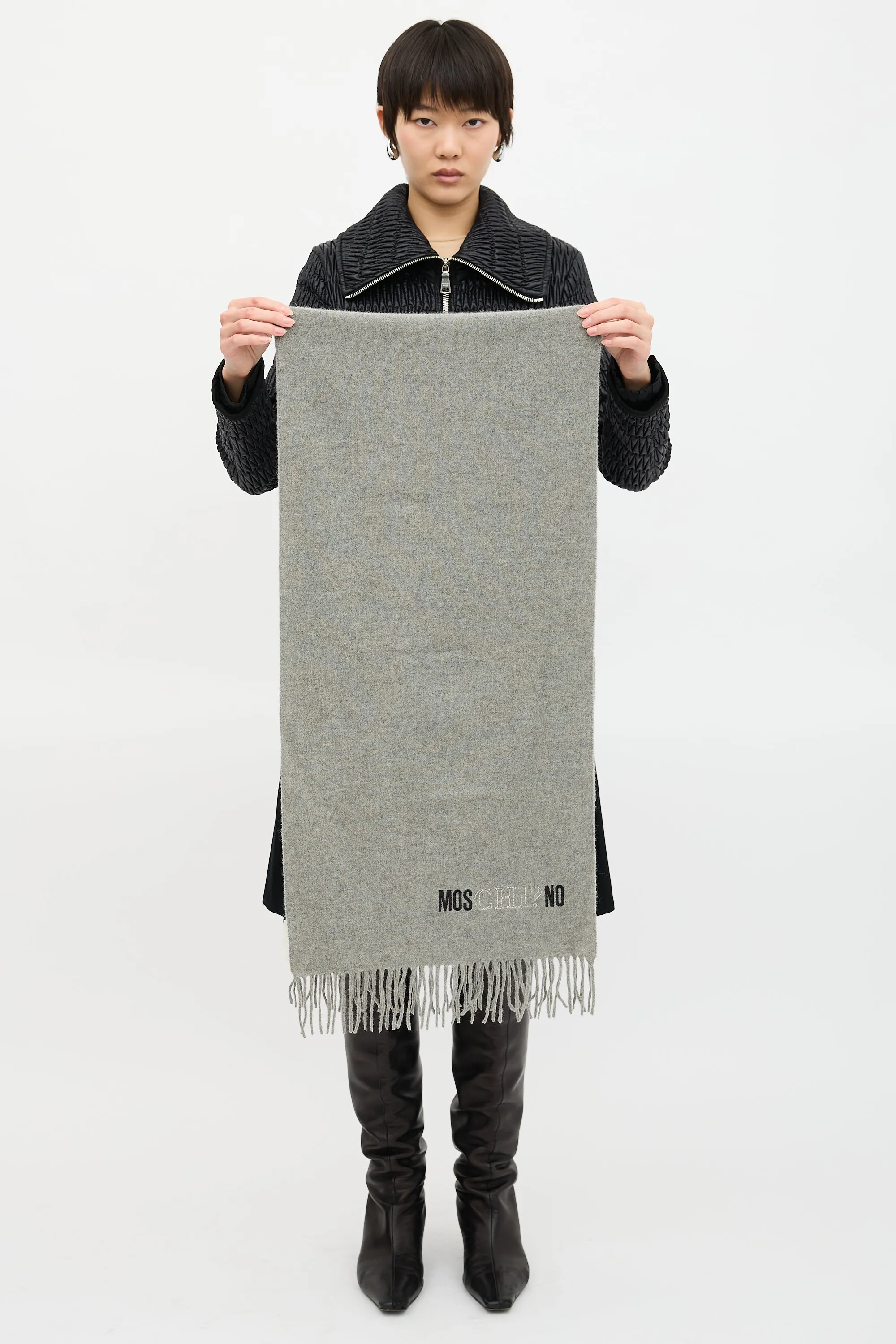 Wool Logo Scarf sold by VSP Consignment product image thumbnail 2