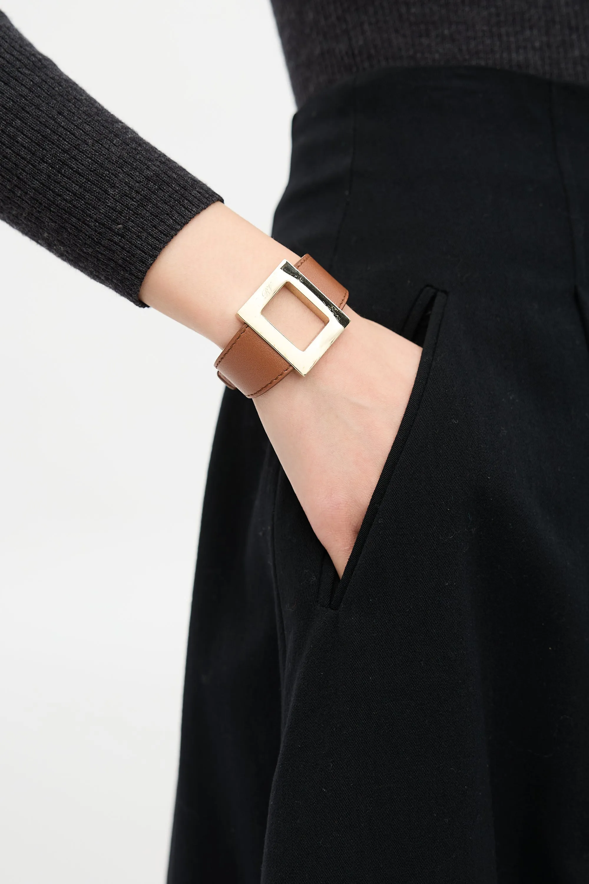 Leather Très Vivier Bracelet sold by VSP Consignment